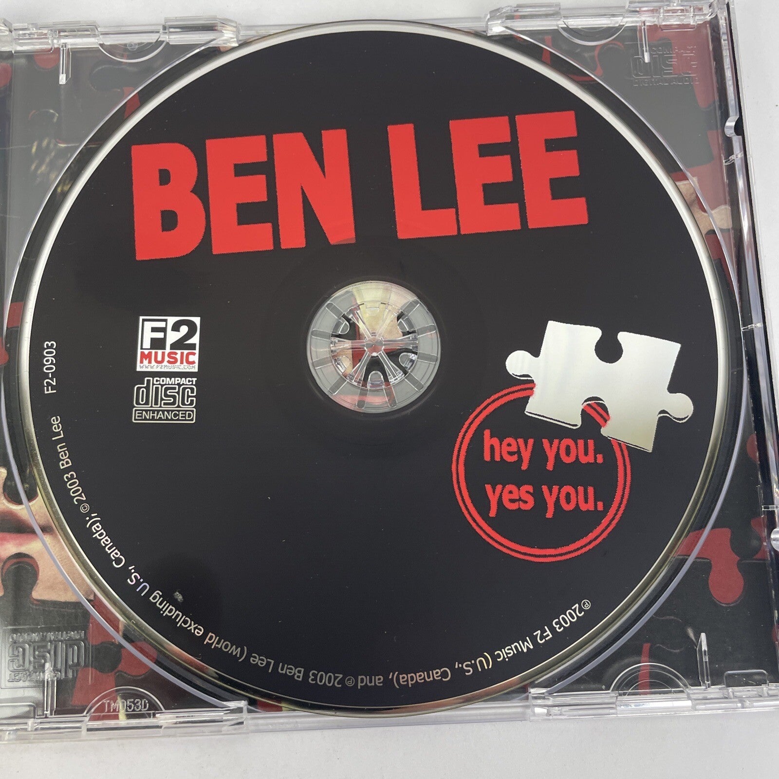 Ben Lee - Hey You Yes You - Digital Audio CD - 2003 F2 Music 13 Tracks - L