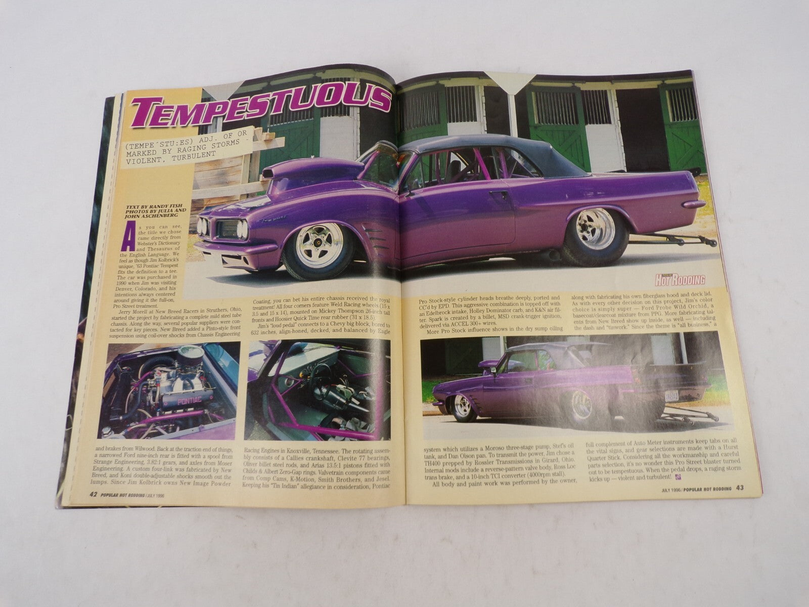 July 1996 Hot Rodding Magazine Inside Factory Race Engines Connecting Rods For