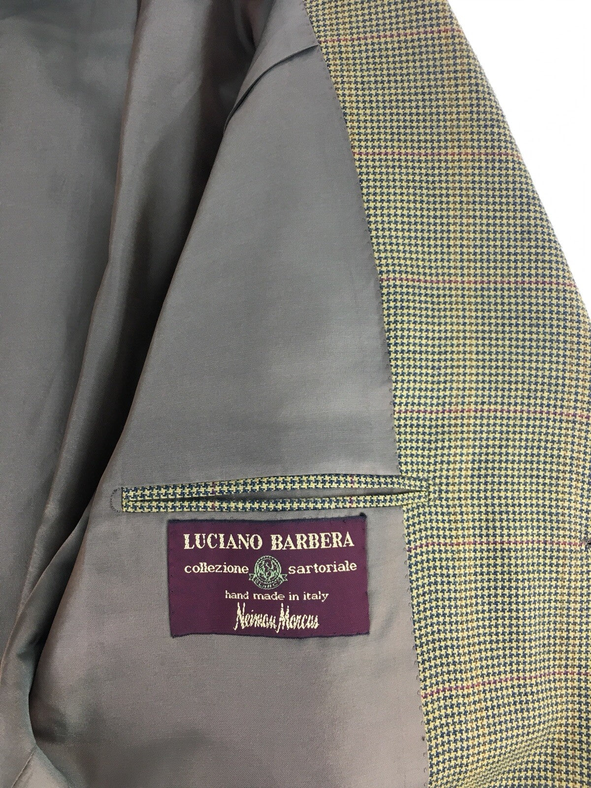 Luciano Barbera 3 button Cashmere sport coat 54 IT made in Italy