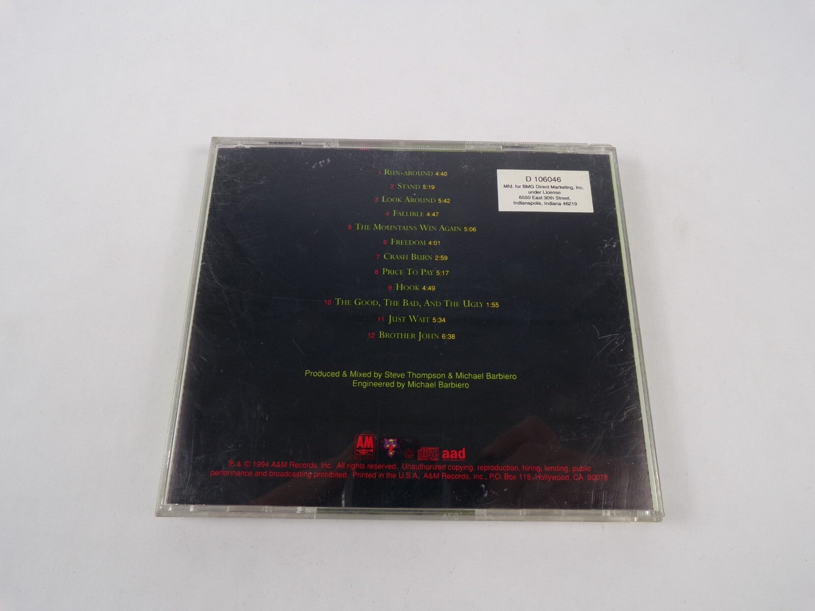Blues Traveler Four Run Around Stand Look Around Fallible The Mountains CD#46