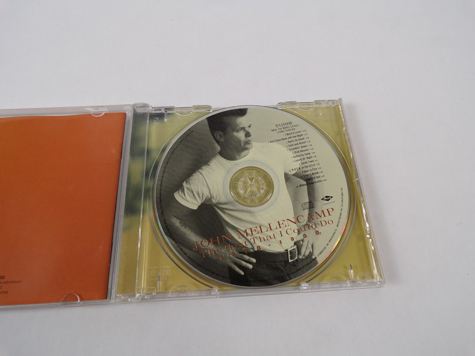 Jolln Mellencamp The Bost That ICould Do I Need A Lover Ain't Even Done CD#59