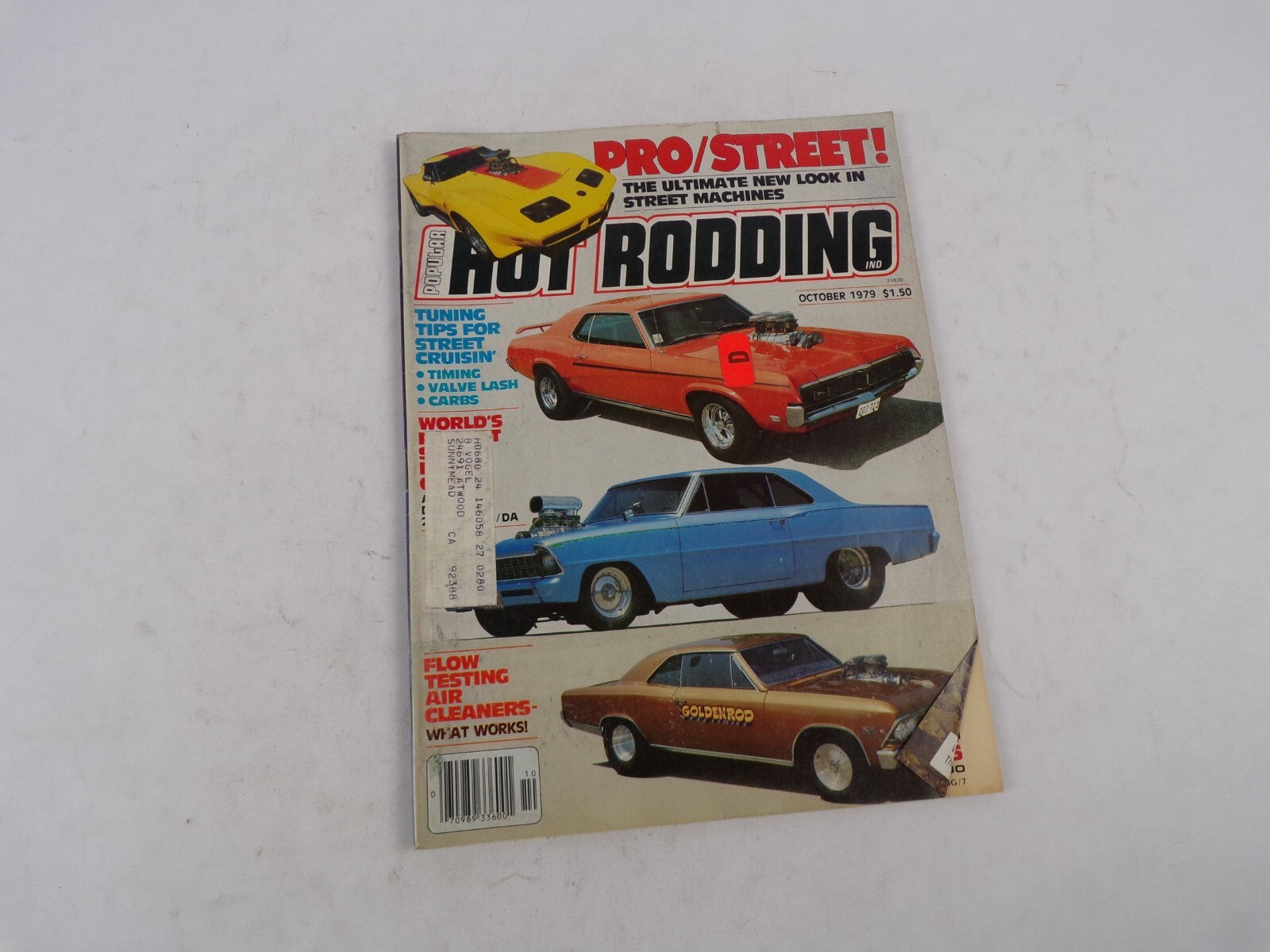 October 1979 Hot Rod Magazine Pro/Street! The Ultimate New Look In Street Machin