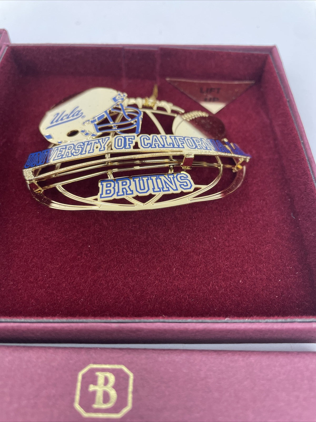 2-pack Baldwin UCLA Bruins Christmas ornaments University of California Los Angeles holiday decorations