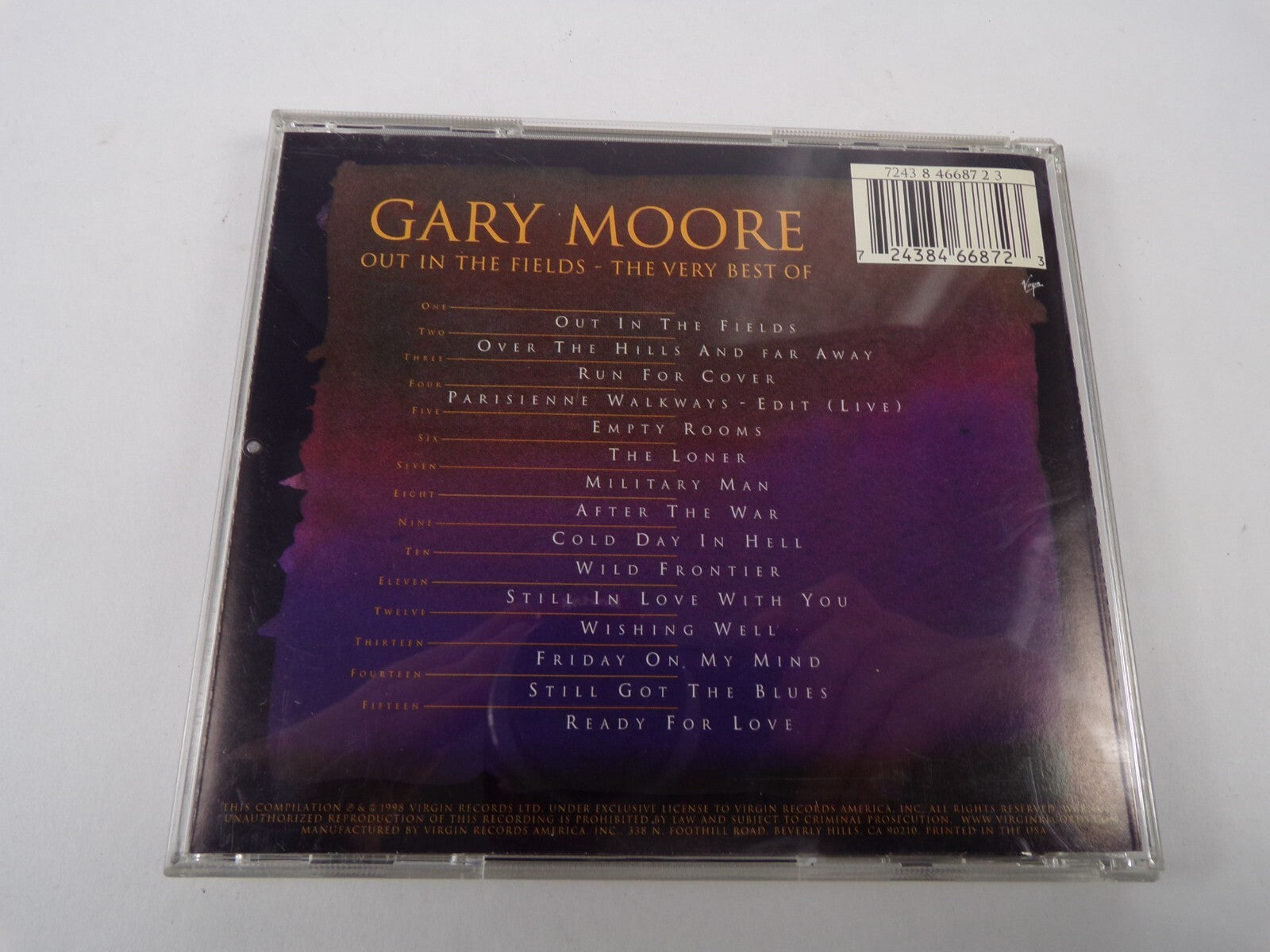Gary Moore Out In The Fields The Very Best Of Out In The Fields CD#56
