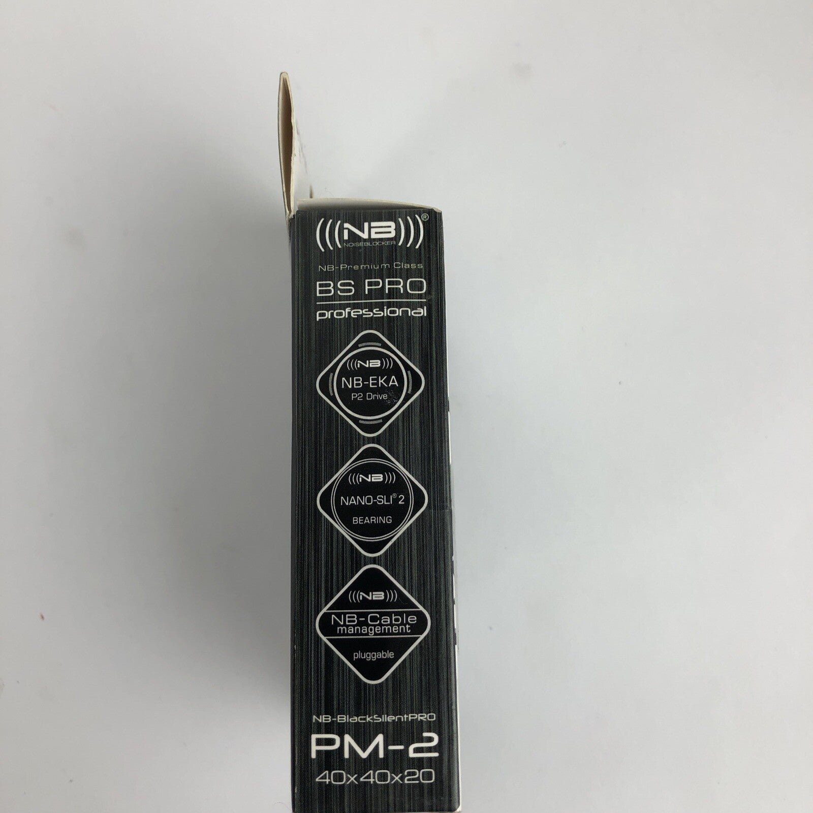 Noiseblocker Black Silent Pro PM-2 40mm Computer Case Fan - German Engineering