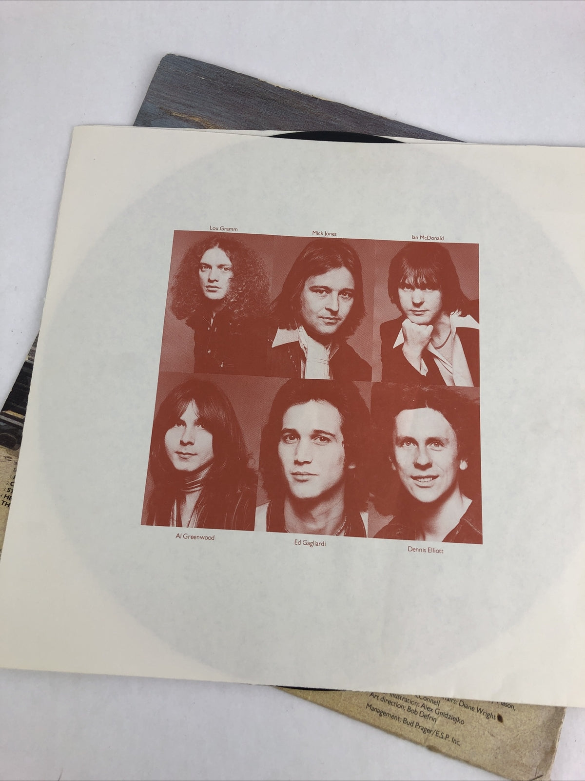 FOREIGNER 1st LP w Hype Sticker-1977 Atlantic 18215 *VGC* Free Shipping