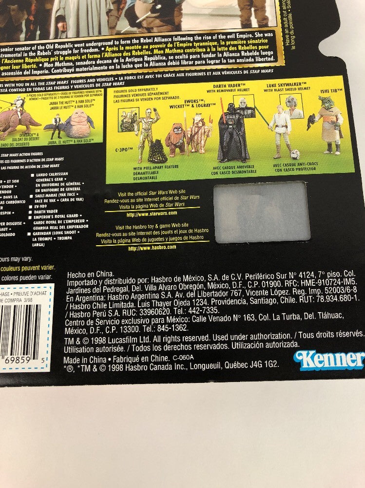 STAR WARS1998 POWER OF THE FORCE FREEZE FRAME MON MOTHMA - FSTSHP