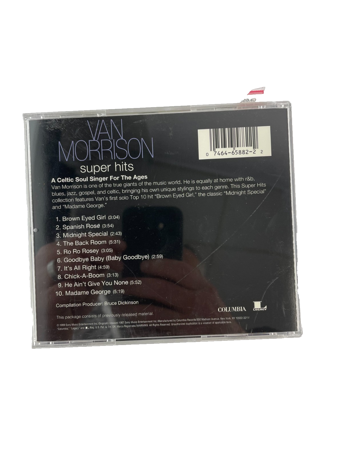 Van Morrison Super Hits Brown Eyed Girl Midnight Special Madame George CD#37