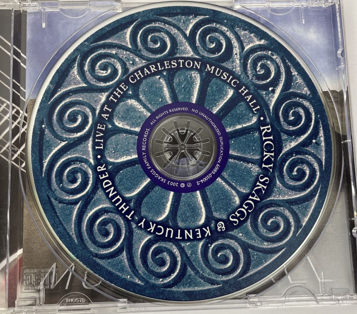 (Ricky Skaggs w/Kentucky Thunder) Live Charleston Music Hall Digital Audio CD S
