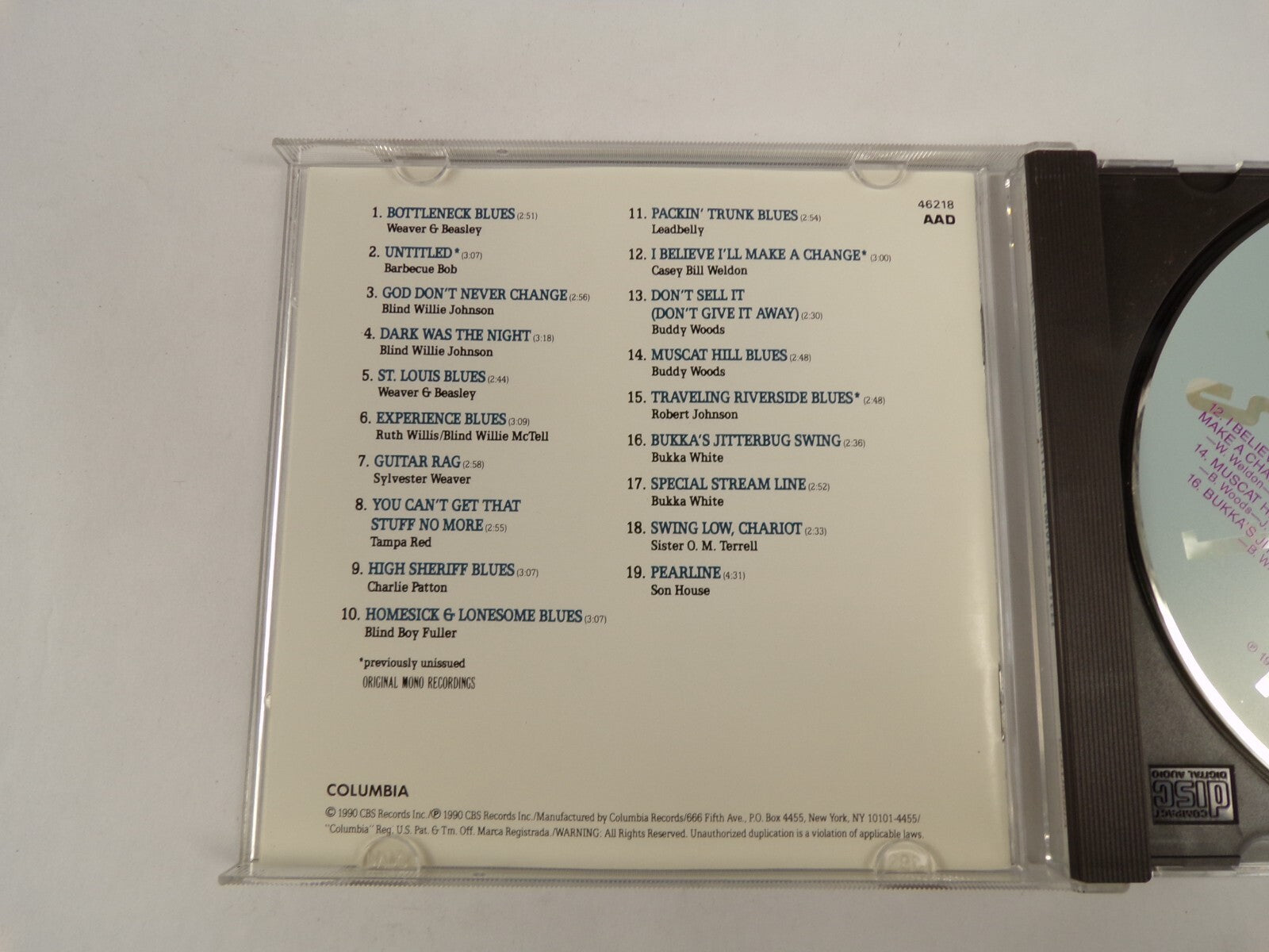 The Slide Guitar Bottles, Knives & Steel Untitled Guitar Rag Pearline CD#46