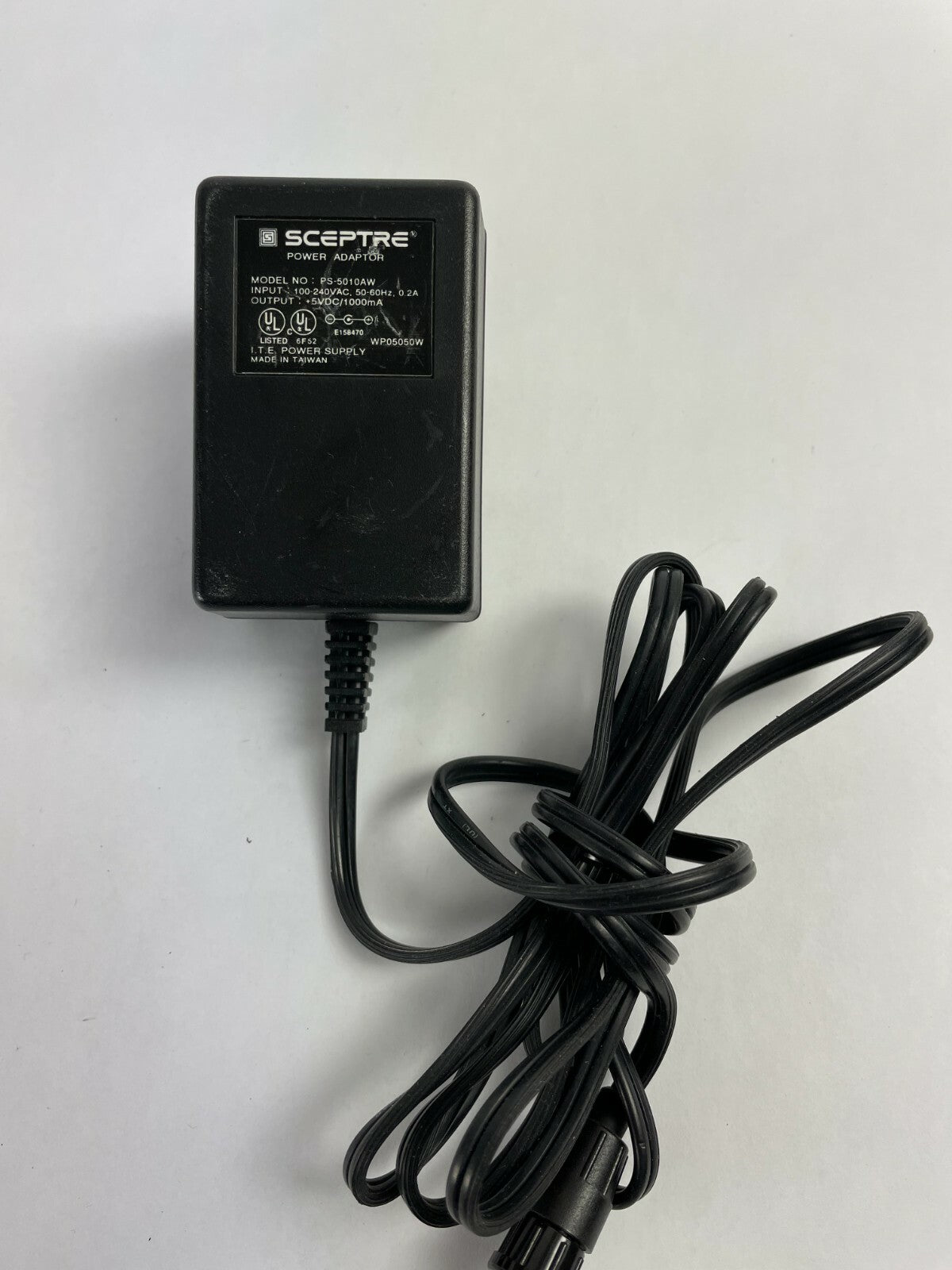 Genuine Sceptre PS-5010AW Ac Adapter Output 5 V 1 A Power Supply Adapter A91