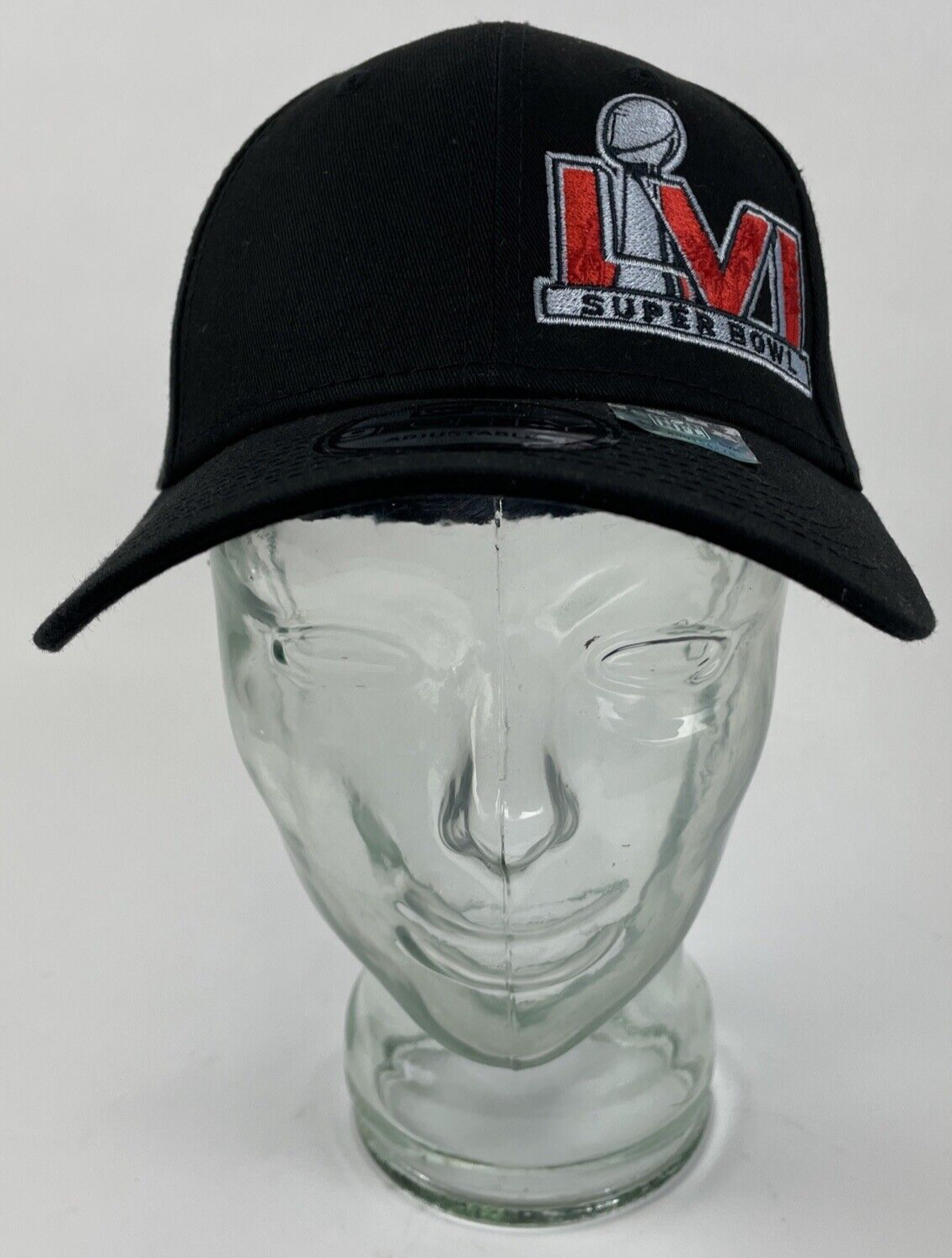 Super Bowl LVI Hat Cap Official NFL Adjustable Strap Black New Era 9Forty OSFM