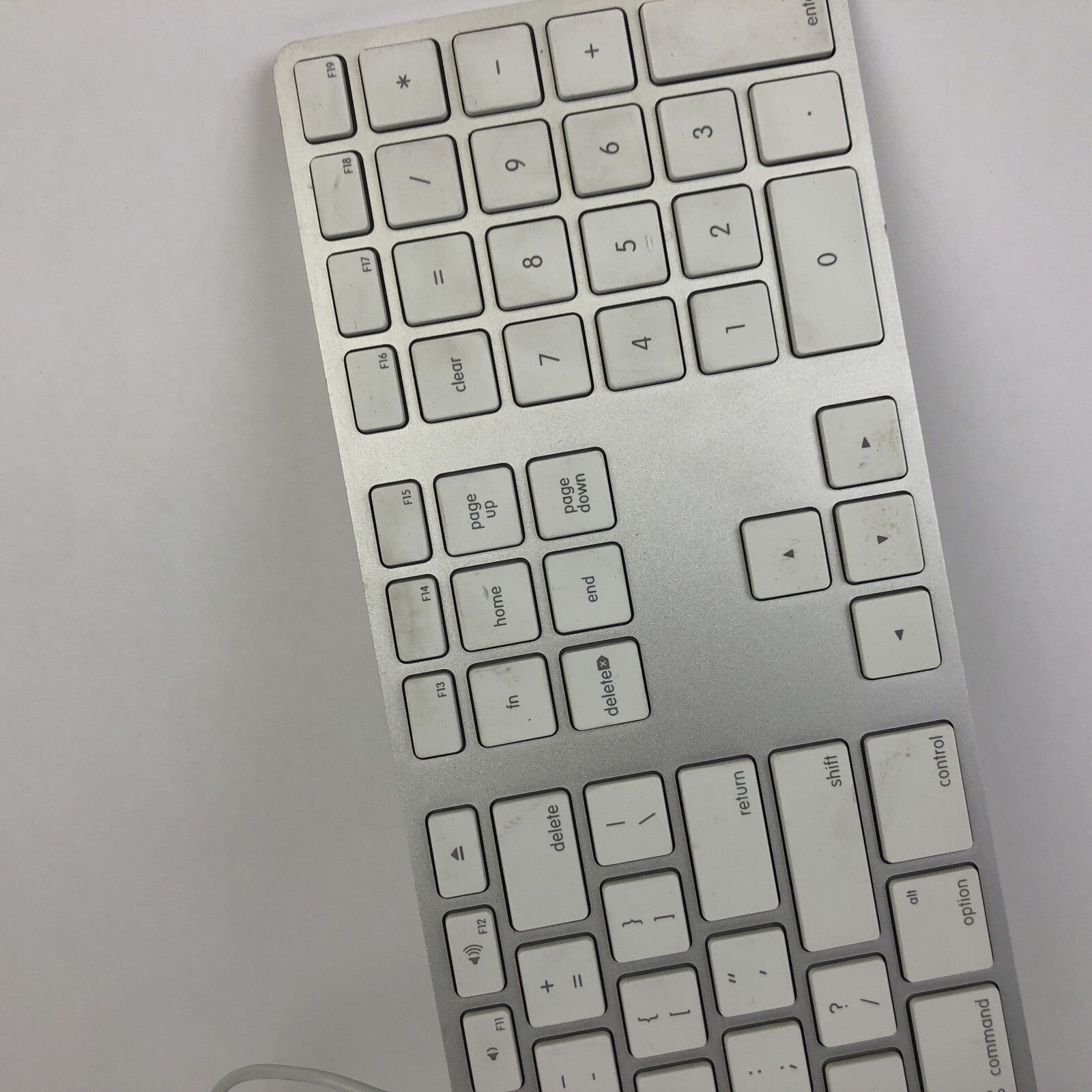 OEM Apple A1243 USB Wired Standard Keypad - White / Silver - 3
