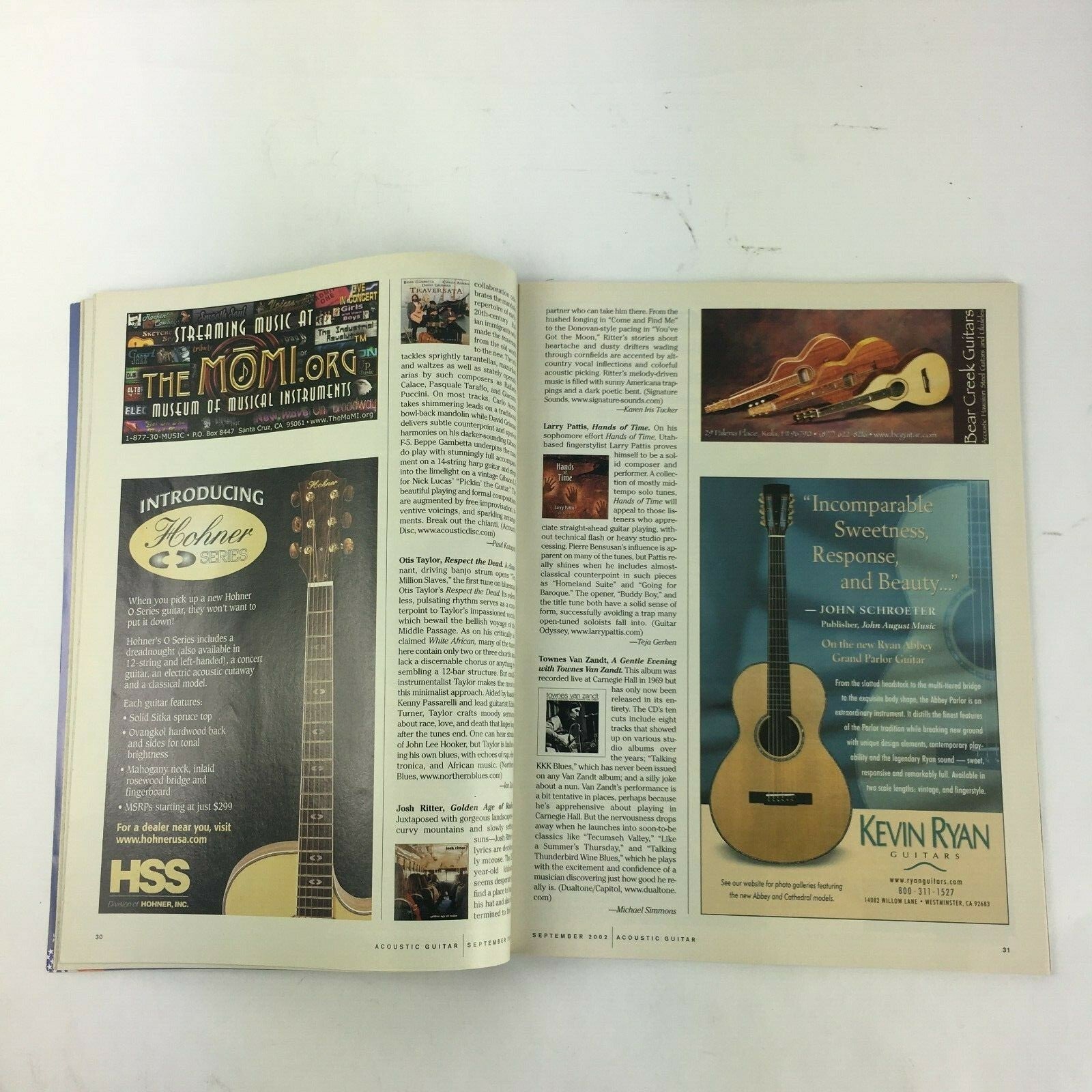 September 2002 Acoustic Guitar World Magazine O Brother and the Bluegrass Boom