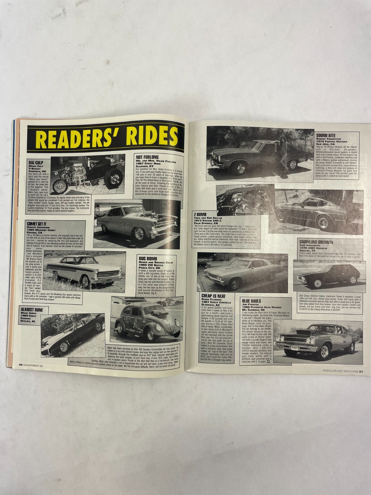 November 1993 Hot Rodding Magazinee Do It Yourself Home Mechanics? Ignition Carb
