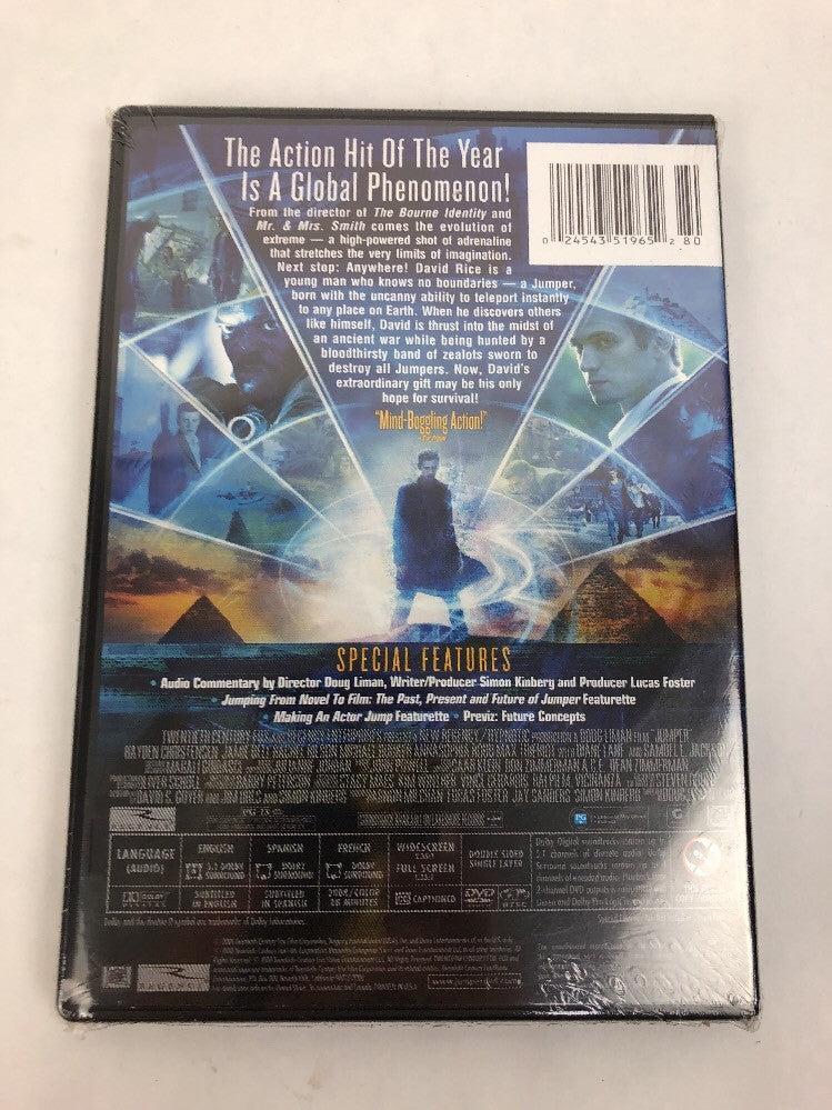 Jumper (DVD, 2009, Single Disc) Hayden Christensen - Fast Free Shipping
