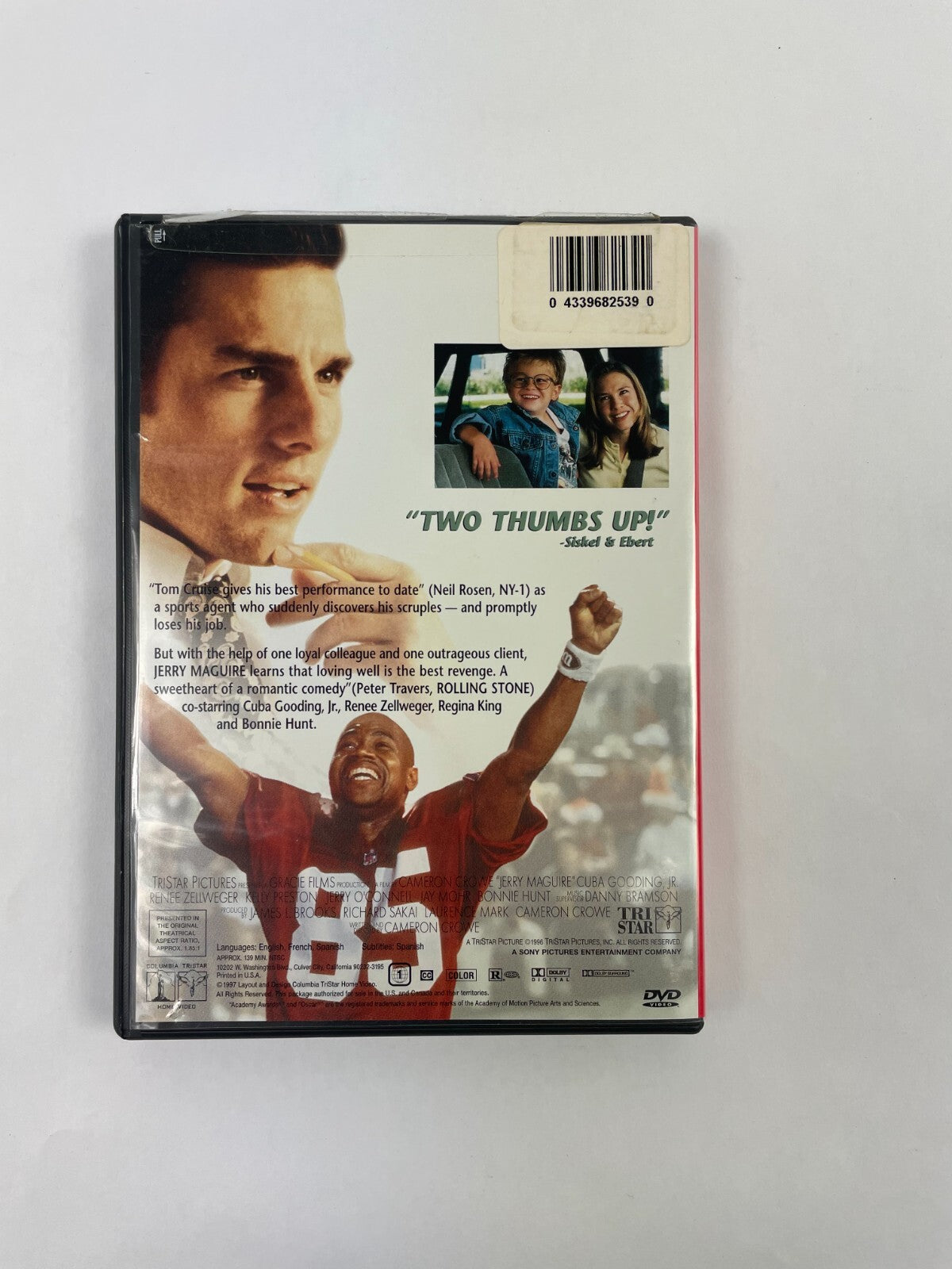 Tom Cruise Jerry Maguire A Deliciously Smart Romantic Comedy DVD Movie