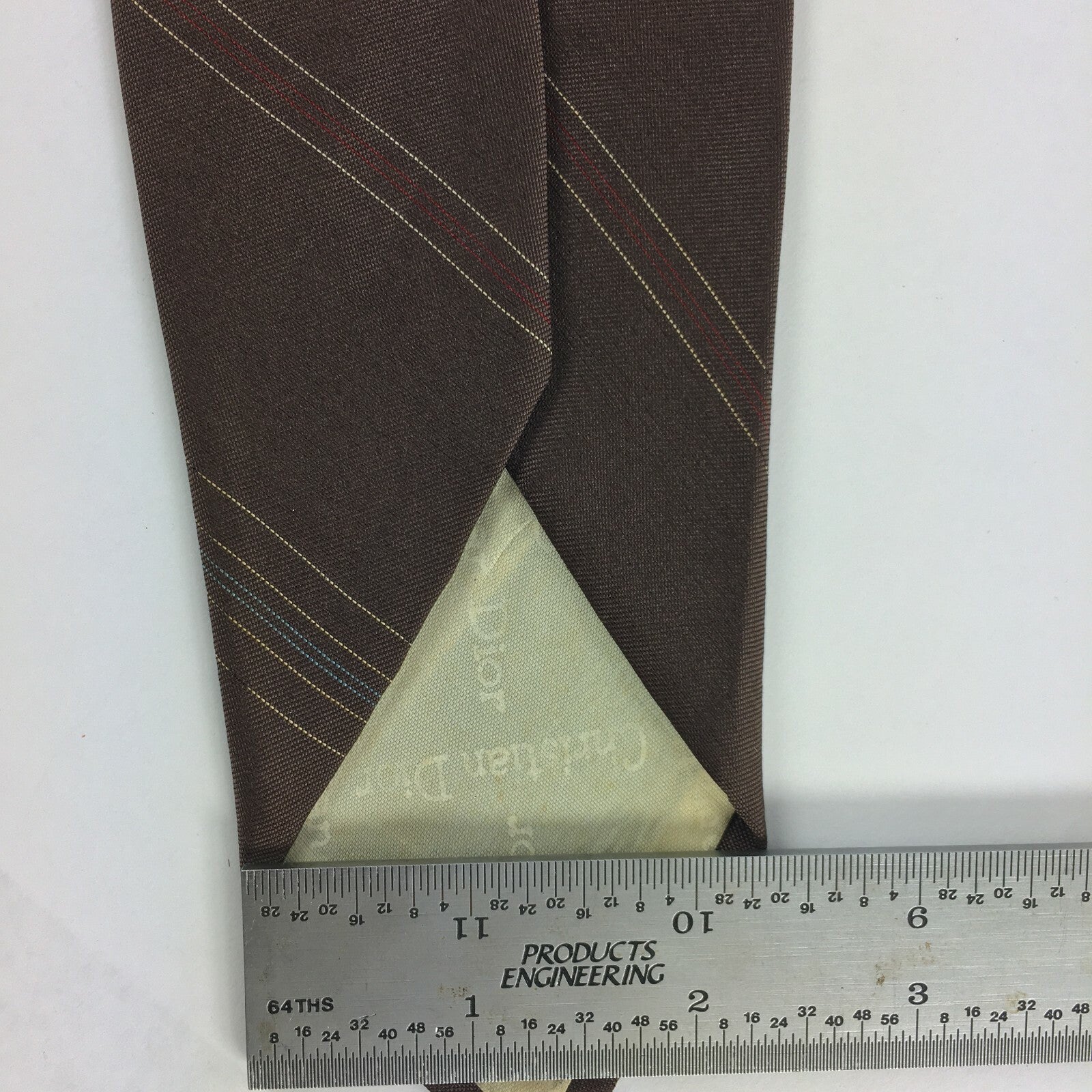 Genuine Christian Dior 100%Silk Handmade Stylish Formal/Casual Tie MultiColoured