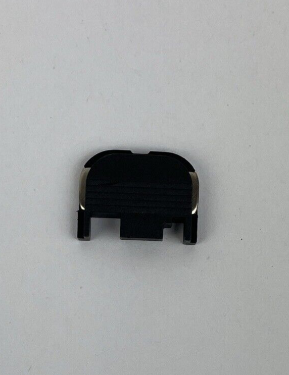 Brand New Slide Back Cover Plate Single Stack Black/ Silver - LOOK