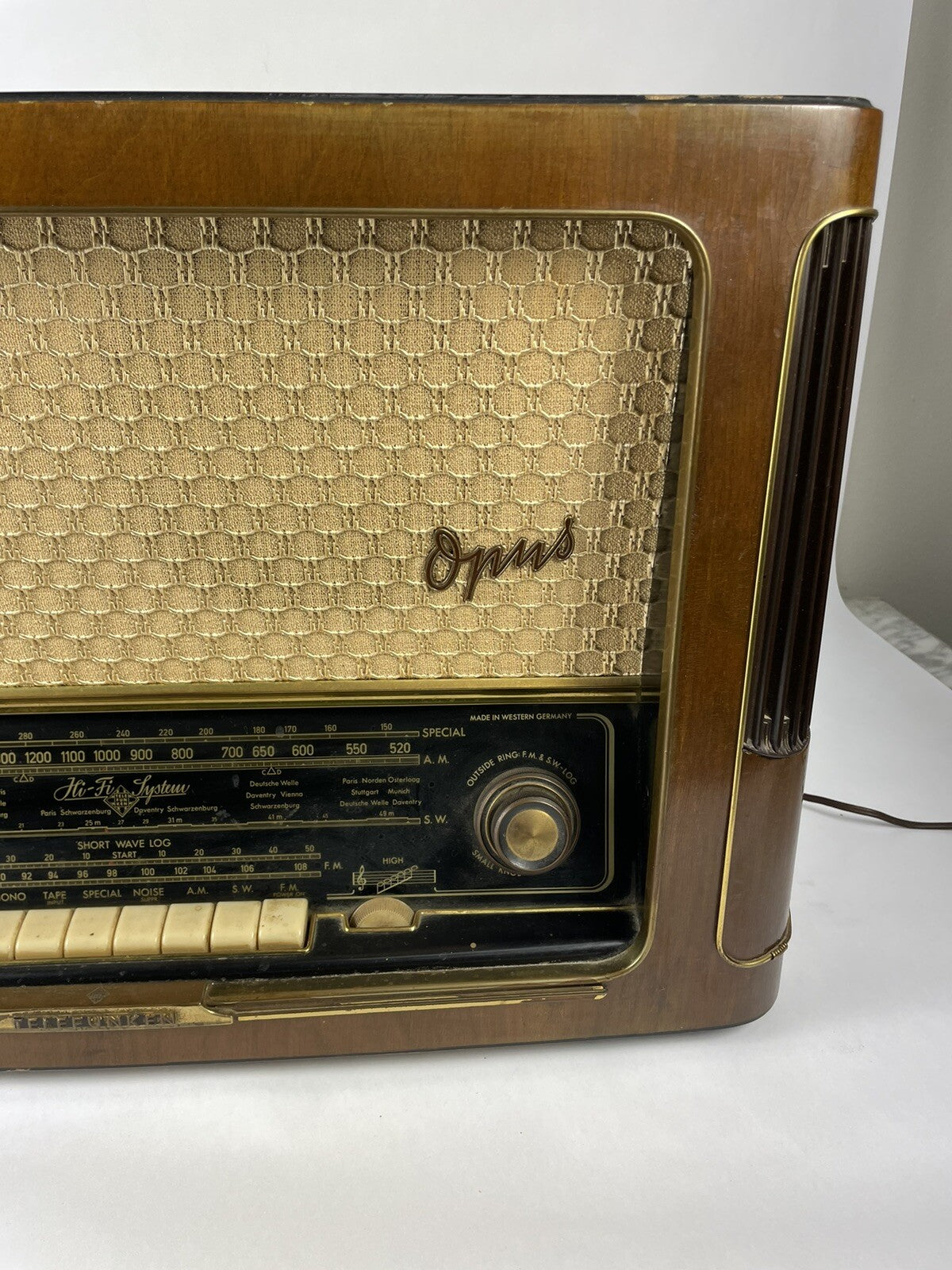 Telefunken Opus 6 HiFi Radio System Licensed by Armstrong Amplifier West Germany