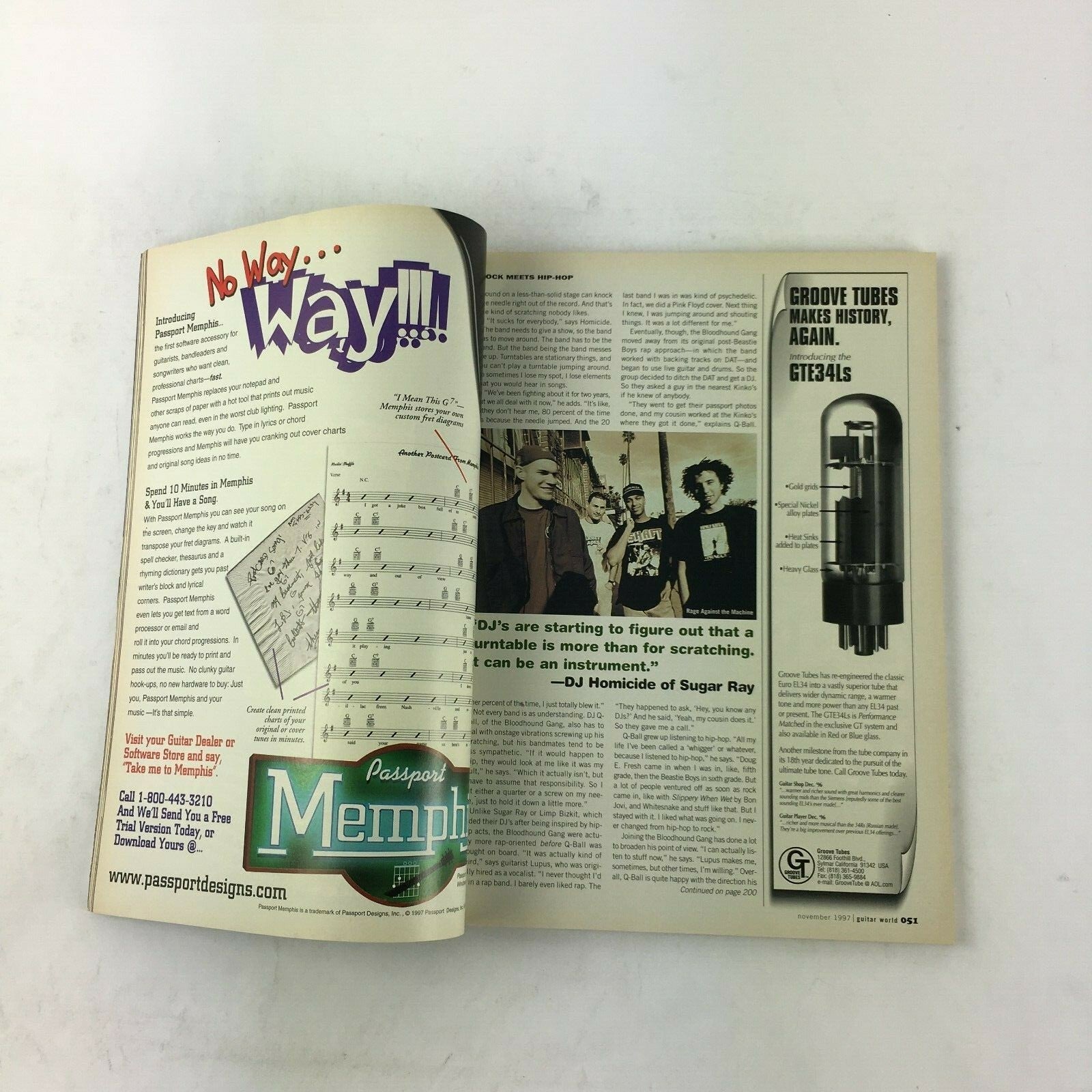 November 1997 Guitar World Magazine Janes Addiction Smash Mouth Fleetwood Mac