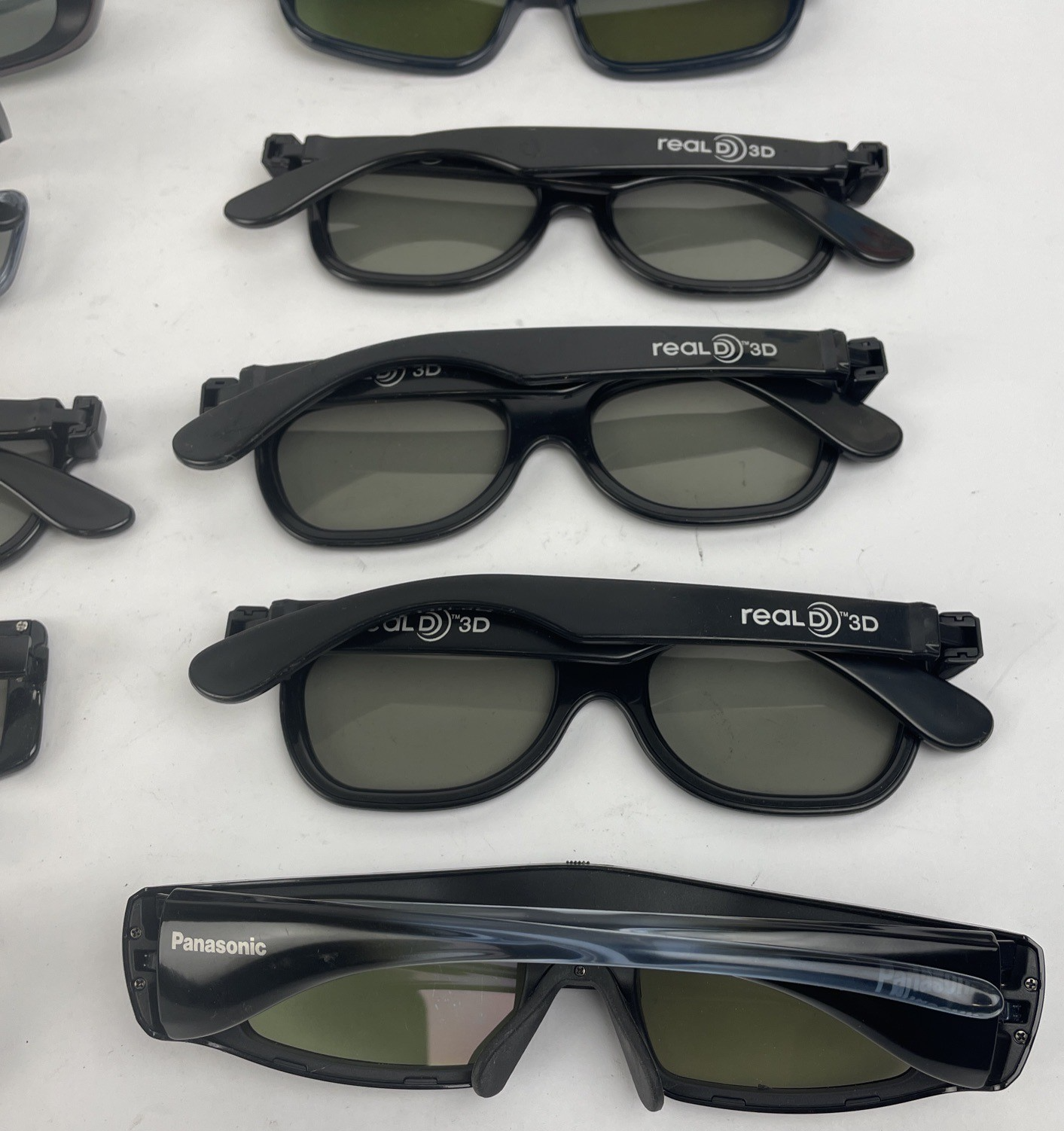 Lot of 14 Pairs 3D Full HD Glasses Including Panasonic TY-EW3D2L TY-EW3D3M +++