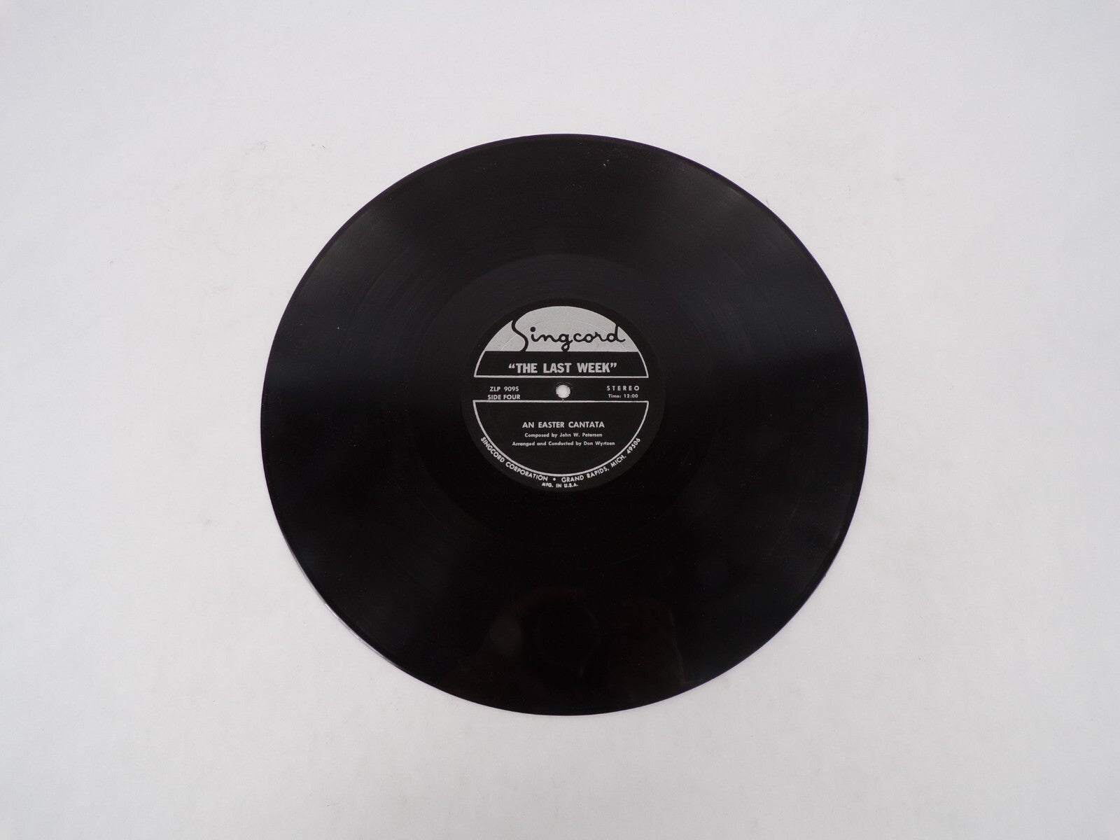 The Last Week An Easter Cantata Vinyl Record