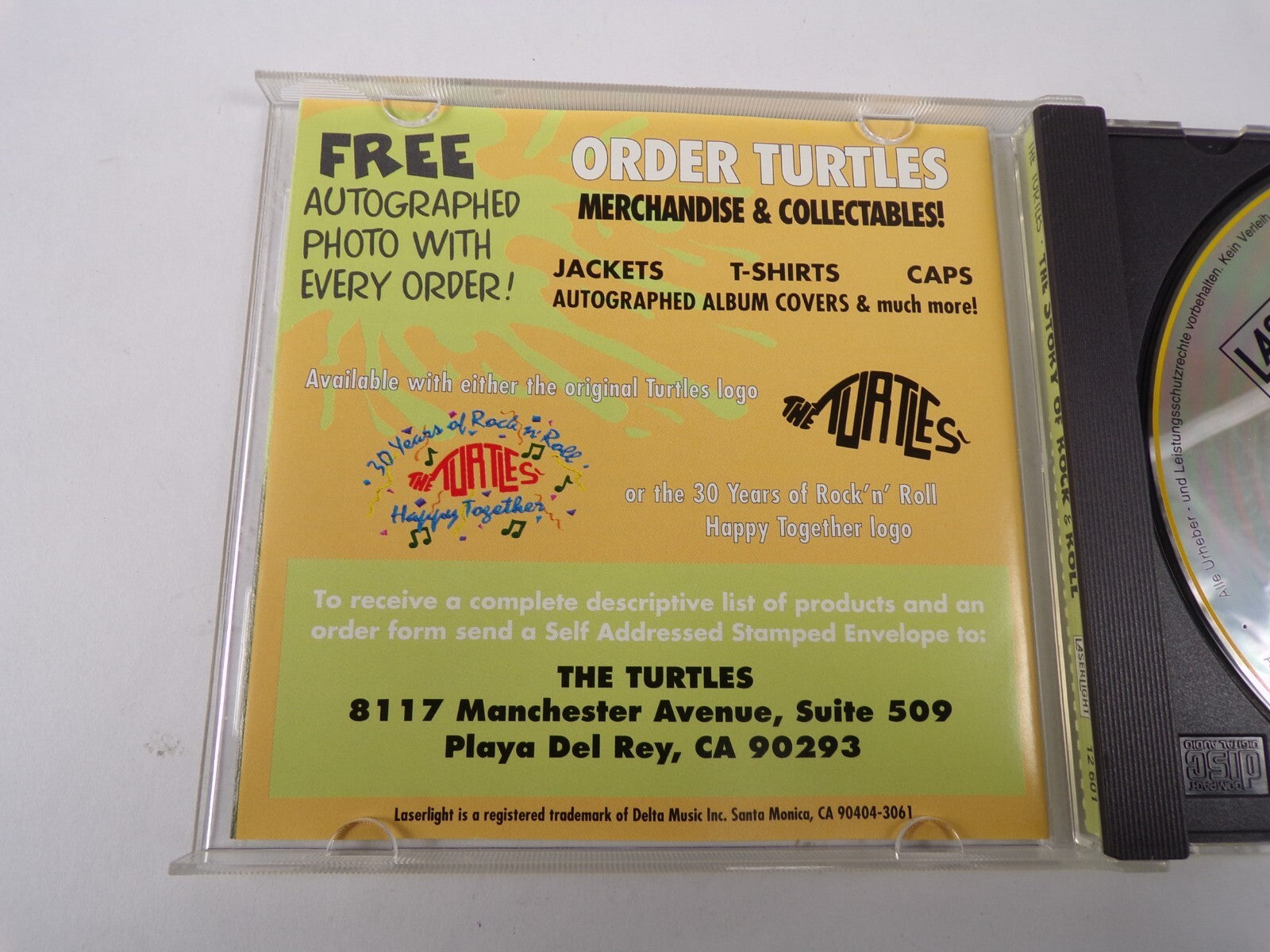 The Turtles The Story Of Rock & Roll It Ain't Me Babe Surfer Dan CD#56