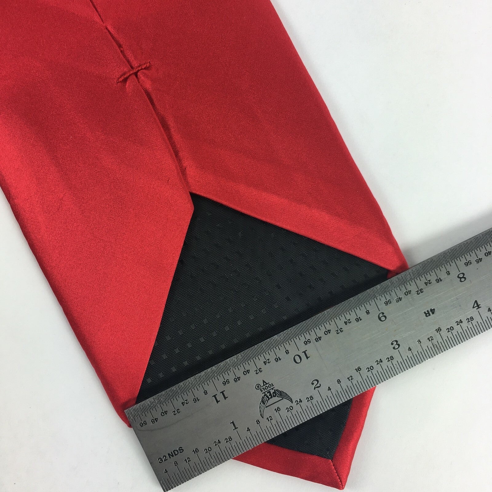 Genuine Puritan 100% Silk Handmade Stylish Formal/Casual Tie Cherry Red