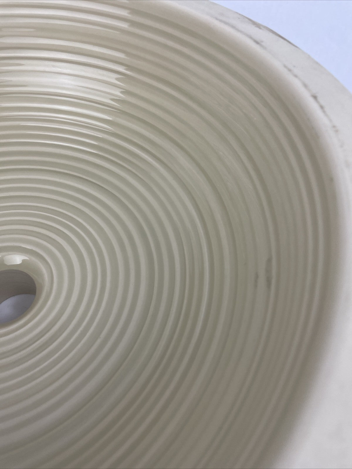 Kohler K-14287-H6-V7 Twirl design undermount lavatory sink Old English textured ceramic basin