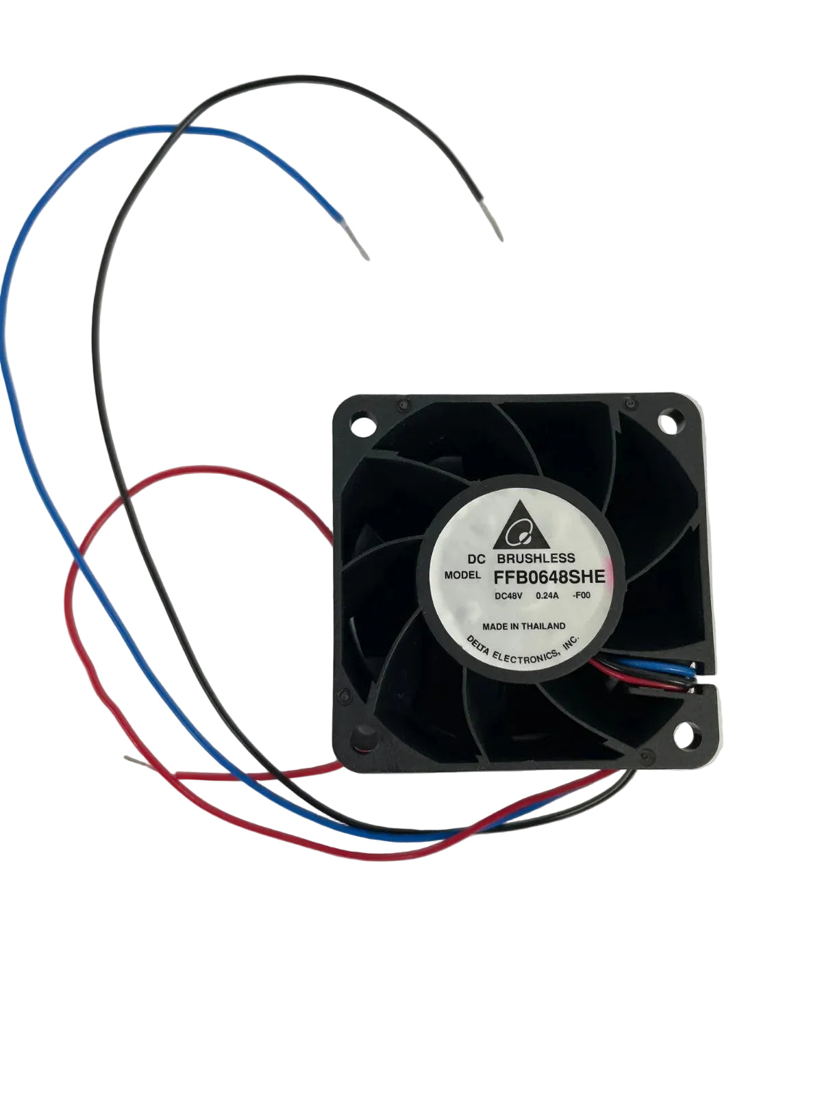 DC Brushless FFB0648SHE Delta Electronics DC12V 2 - Wire CPU Cooling Fan