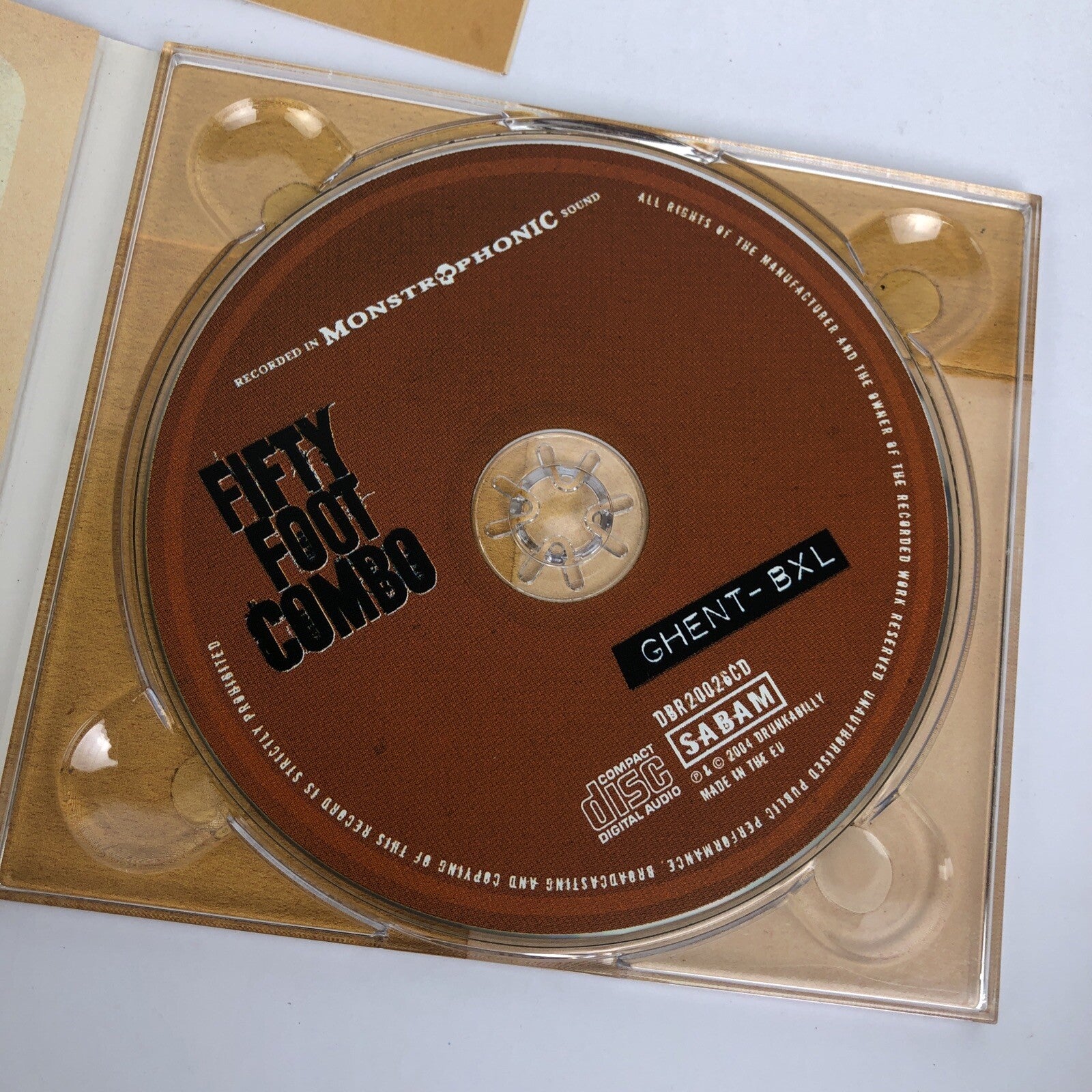 Fifty Foot Combo " Ghent-BXL " (CD, Drunkabilly, Belgium) Garage Surf MINT #9