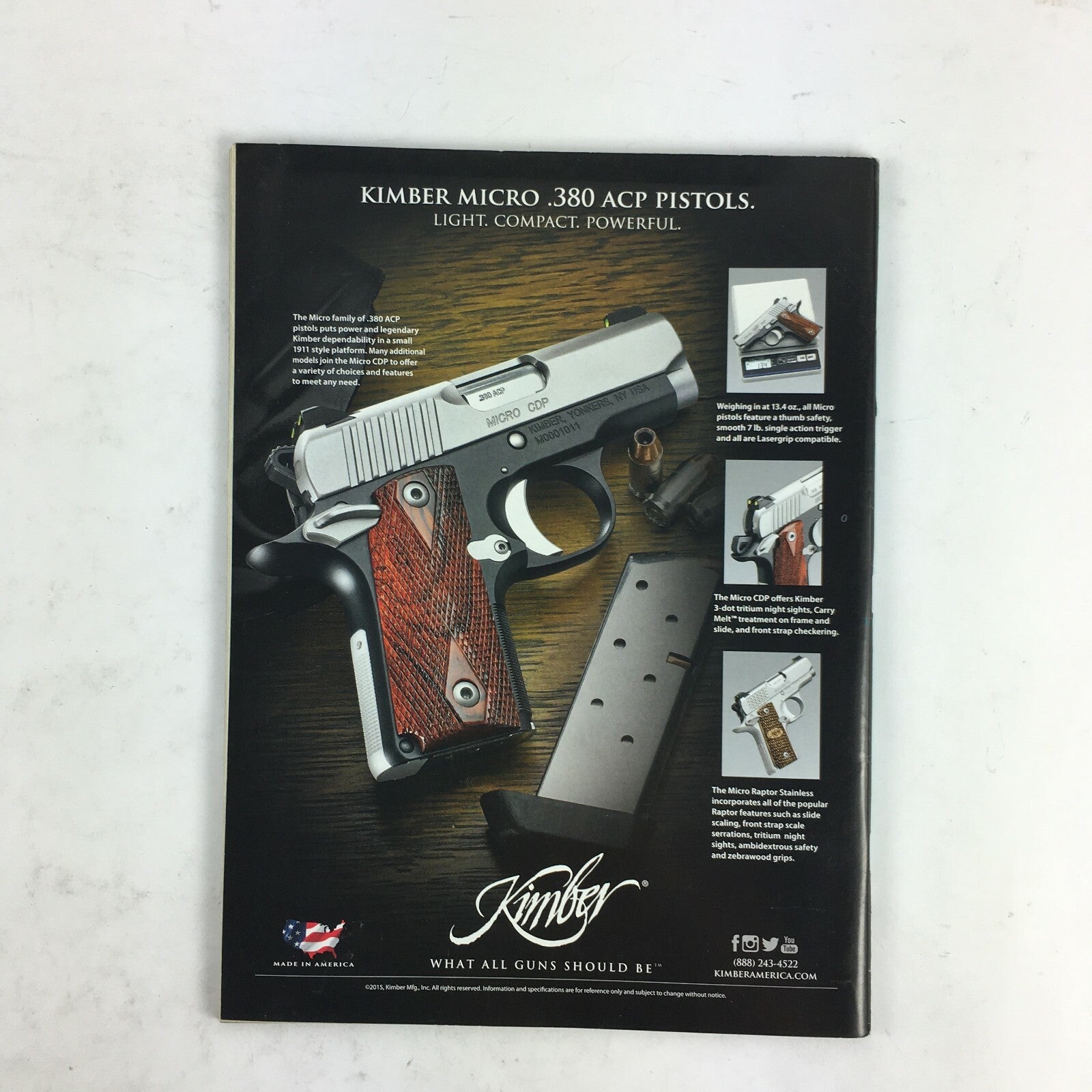 September 2015 Guns & Ammo Magazine 375 Ruger Boddington Hunts with Mossberg's