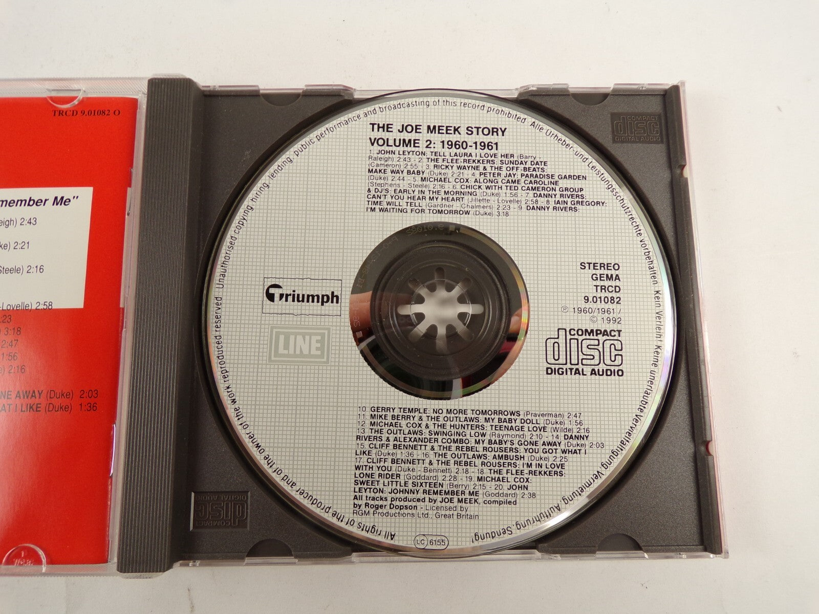 The Joe Meek Story Vol 2 Sunday Date Lone Rider Ambush Teenage Love CD#47