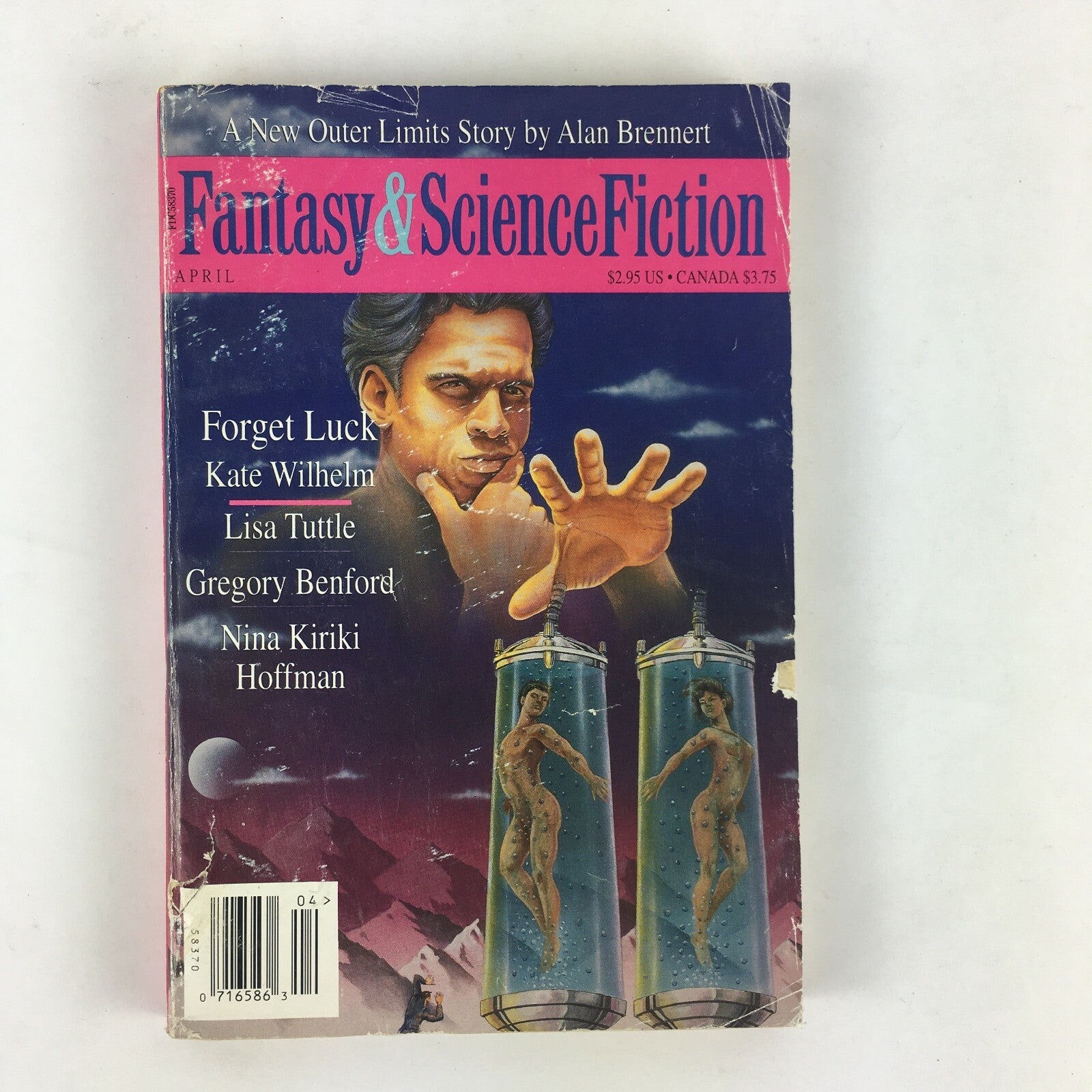 April Fantasy & Science Fiction Forget LuckKate WilhelmLisaTuttle GregoryBenford