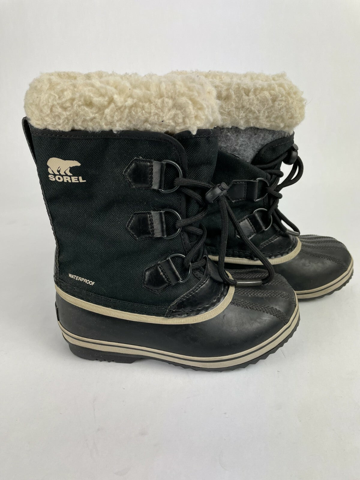 Sorel Chelsea Hand Crafted Natural Rubber Waterproof Black UK 13 EUR 32 Shoe M1
