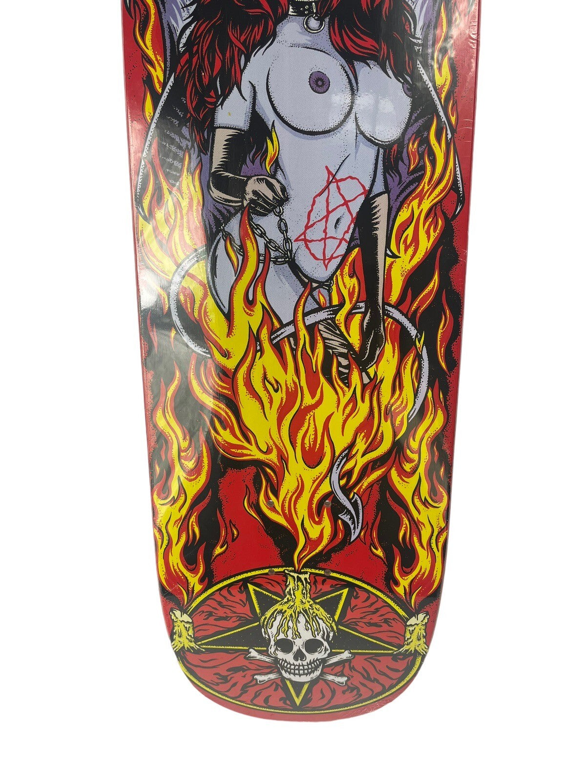 Benson Devil Woman deck Death Skateboards Shovel POOL Shape 8.9"