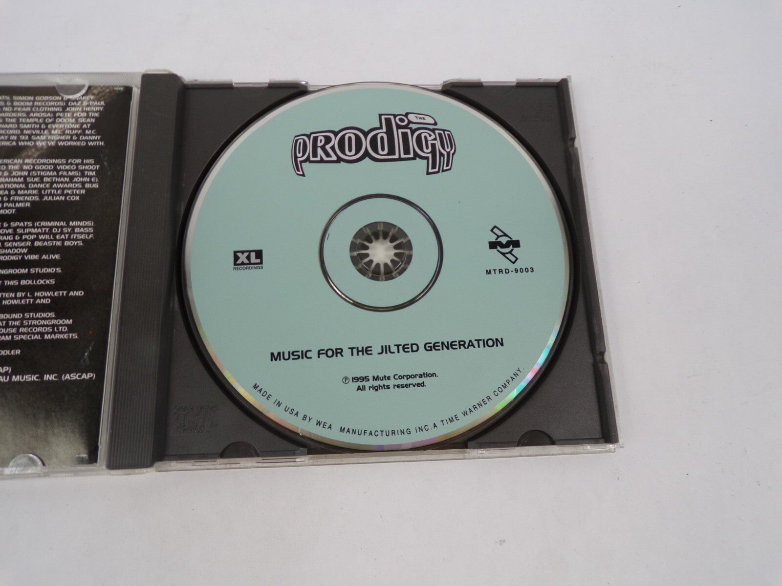 Prodigy Music For The Jilted Generation Intro Break & Enter There Law Full CD#63