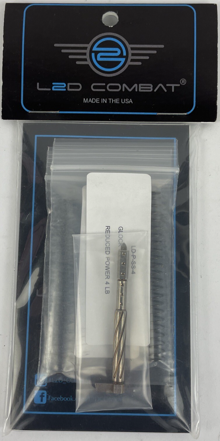 L2D Combat Enhanced Firing Pin Kit For Glock * Fluted Stainless Steel Striker