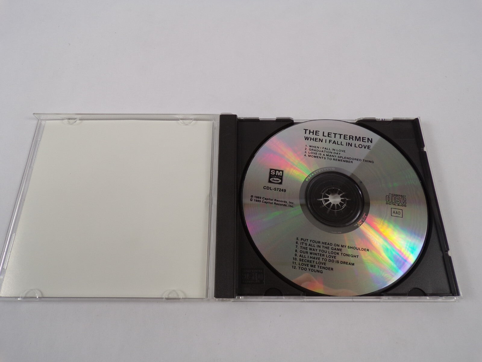 The Letterman When I Fall In Love All Time Favorite Love Songs Graduation CD#59