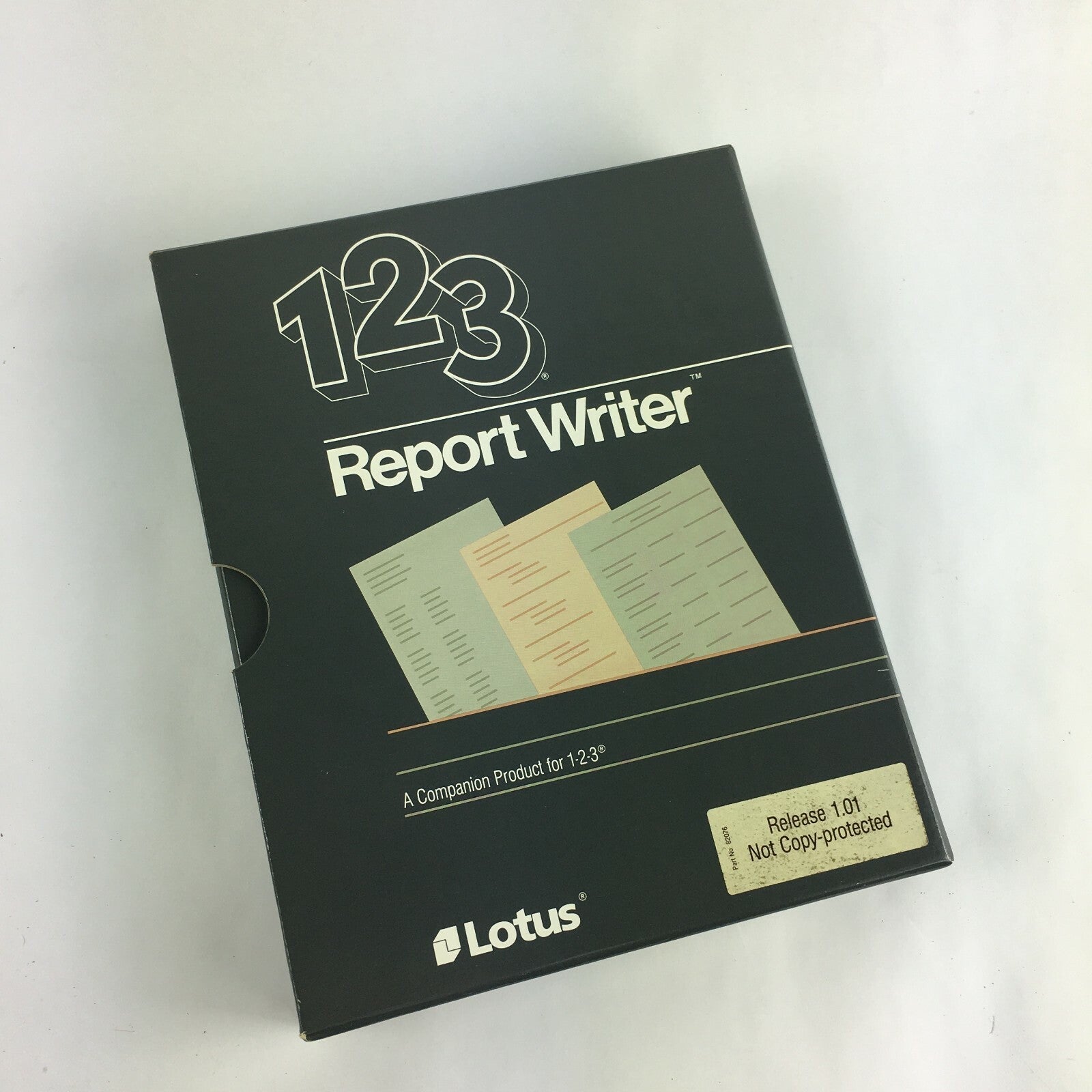 123 Report Writer Disks Quick Reference Customer Assurance Plan Lotus