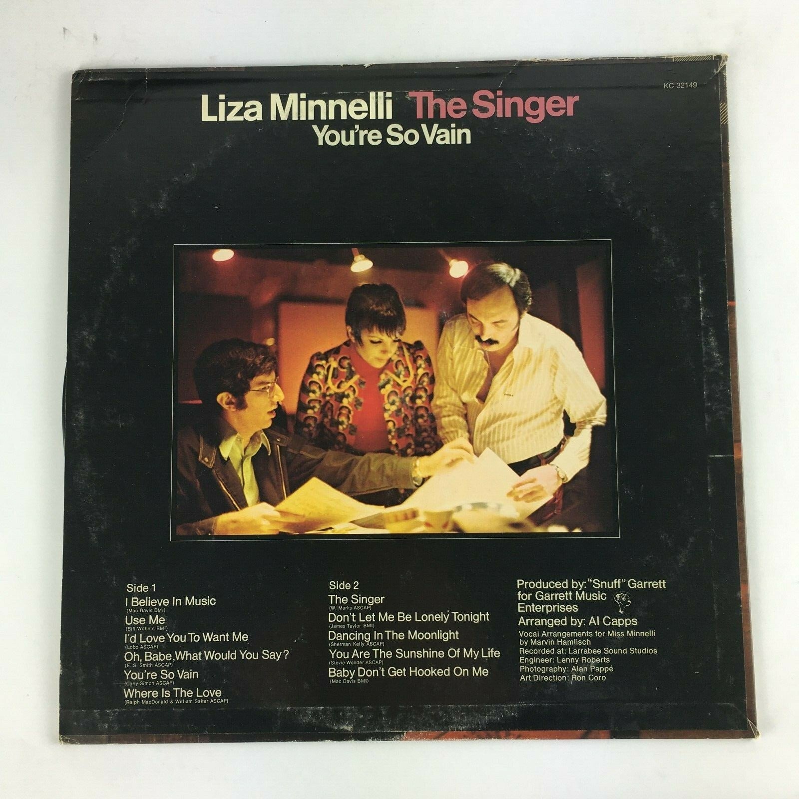 Liza Minnelli The Singer: You're So Vain