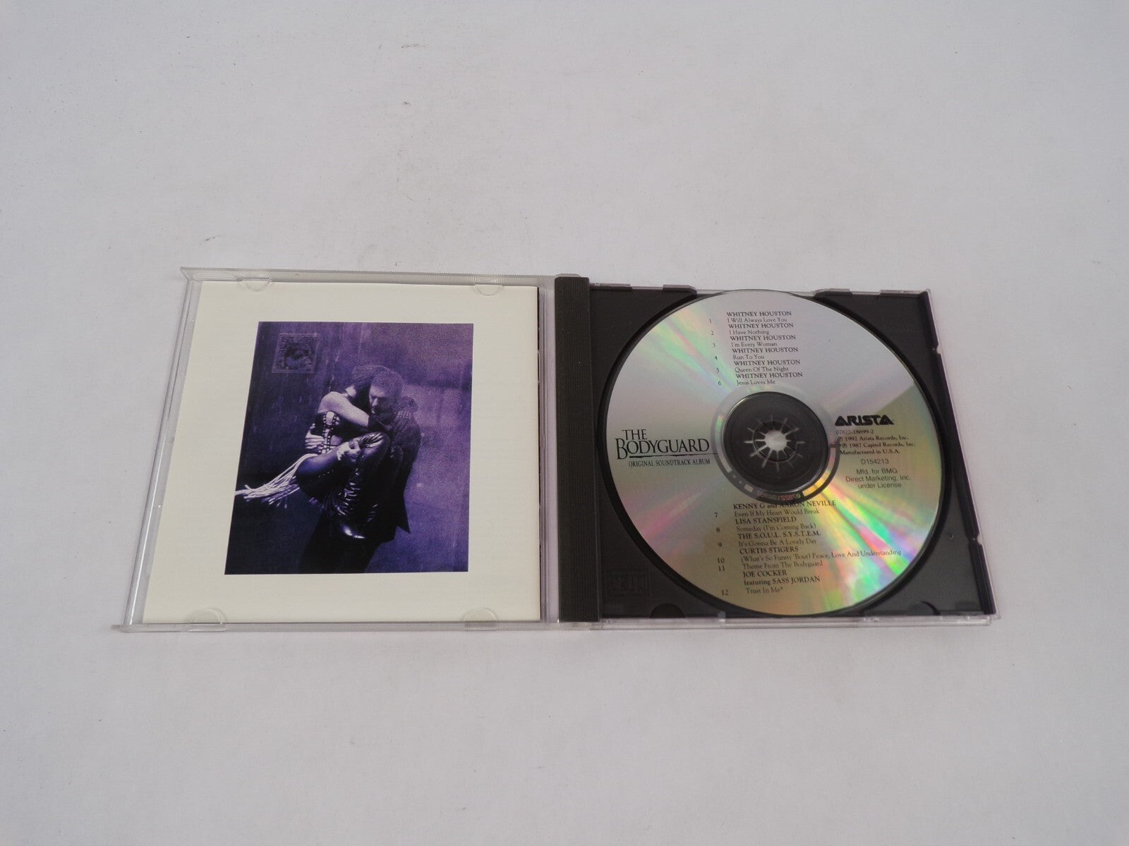 The Bodyguard Original Soundtrack Album Kevin Costner Whitney Houston I WilCD#71