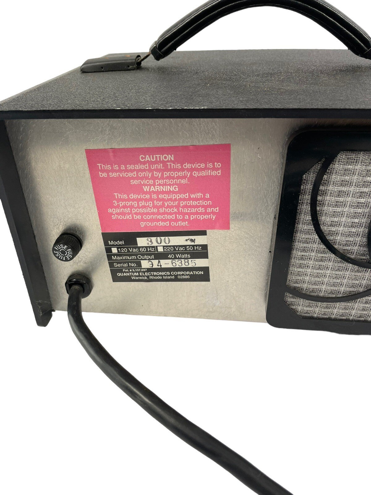 Boaters Quantum Electronics 300 Air Purifier For Boats