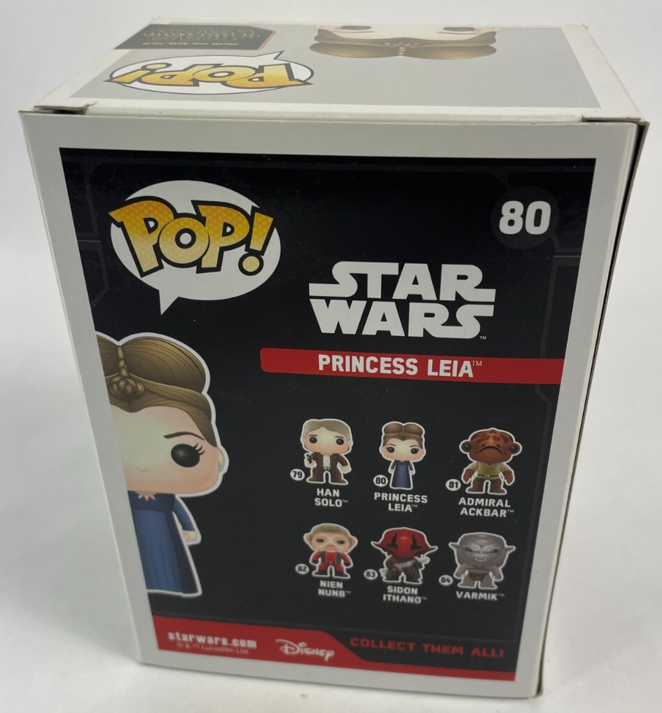 FUNKO POP Star wars The Force Awakens 80 Princess Leia Vinyl Bobble Head NEW