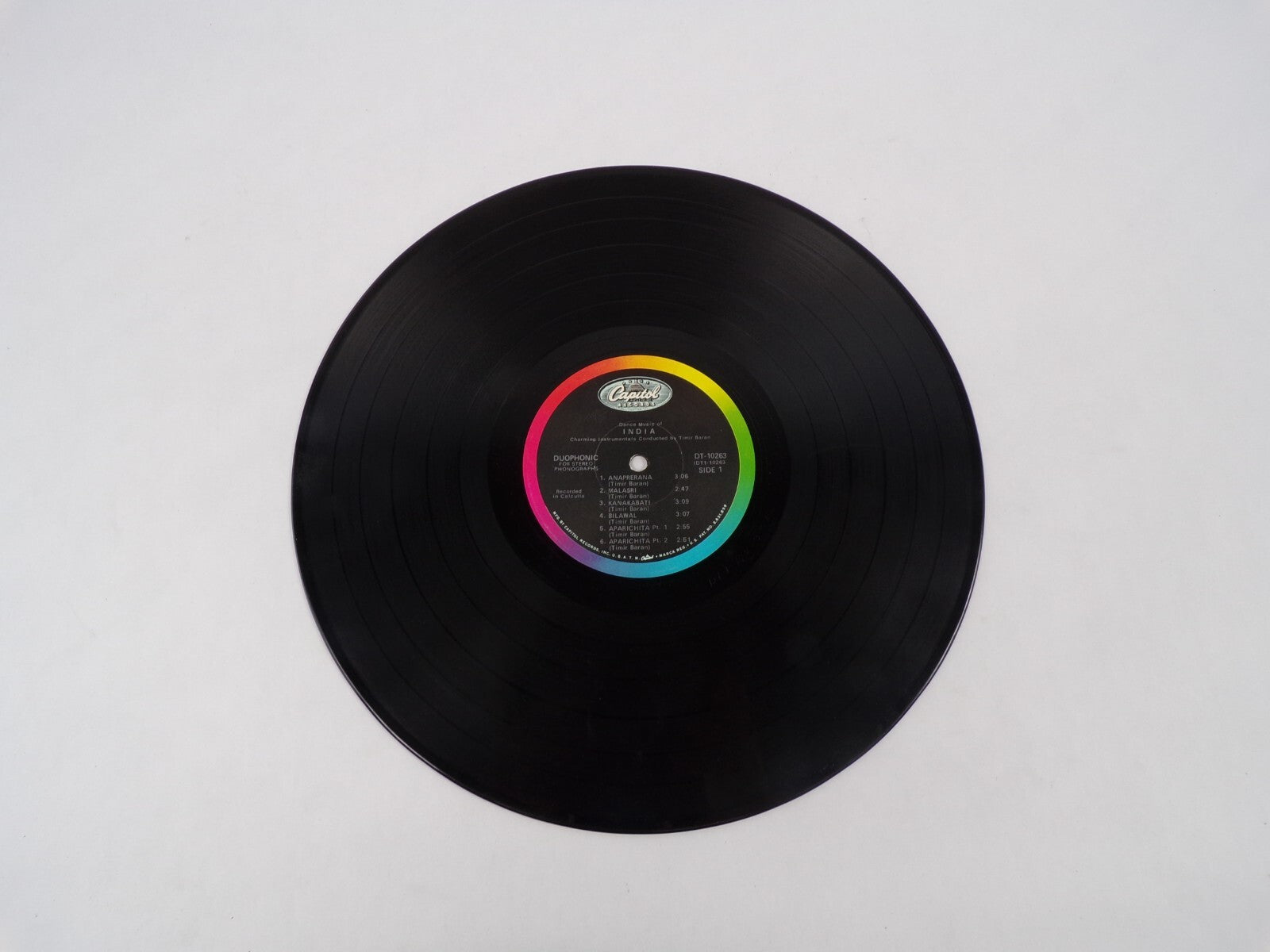 Dance Music Of India Charming Instrumentals By Timir Baran Vinyl Record