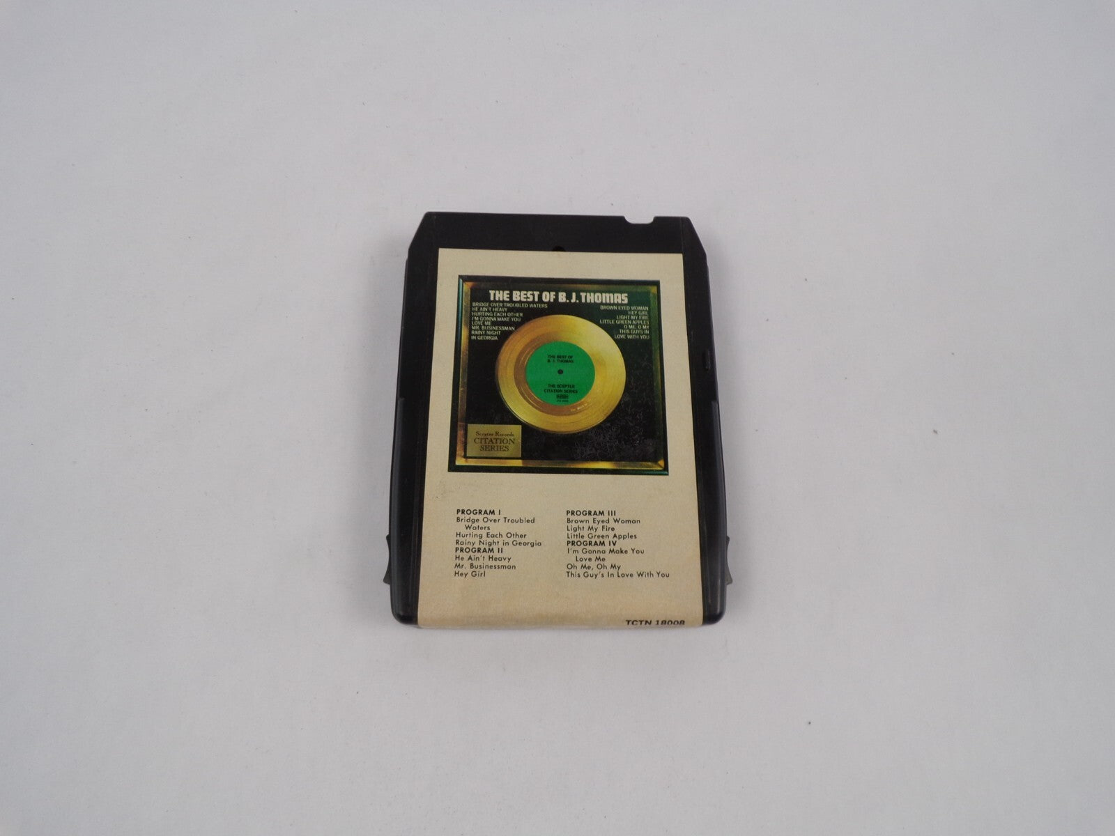 The Best Of B.J. Thomas Hurting Each Other Hey Girl Stereo Tape Cartridge