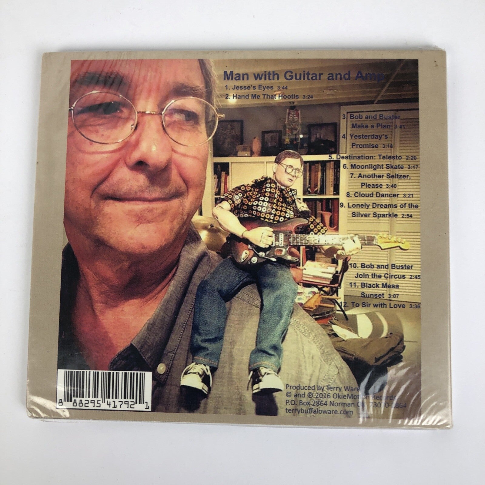 Terry " Buffalo " Ware - Man with a Guitar and Amp CD 2016 OKIMOTION Records #9