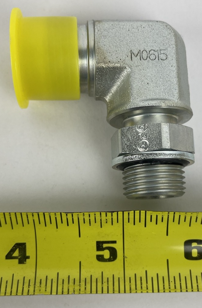 OEM PARKER 16-10C50X-S NEW 90 ELBOW MALE 1" JIC 37 FLARE X 5/8" MALE ADJ ORB SS