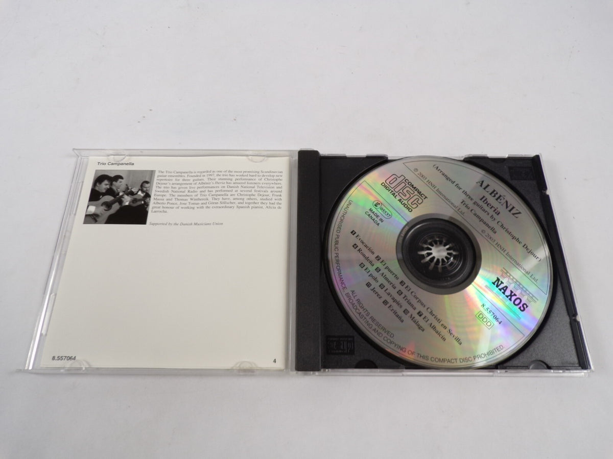 Albeniz Iberia Trio Campanella Guitar Collection CD#43